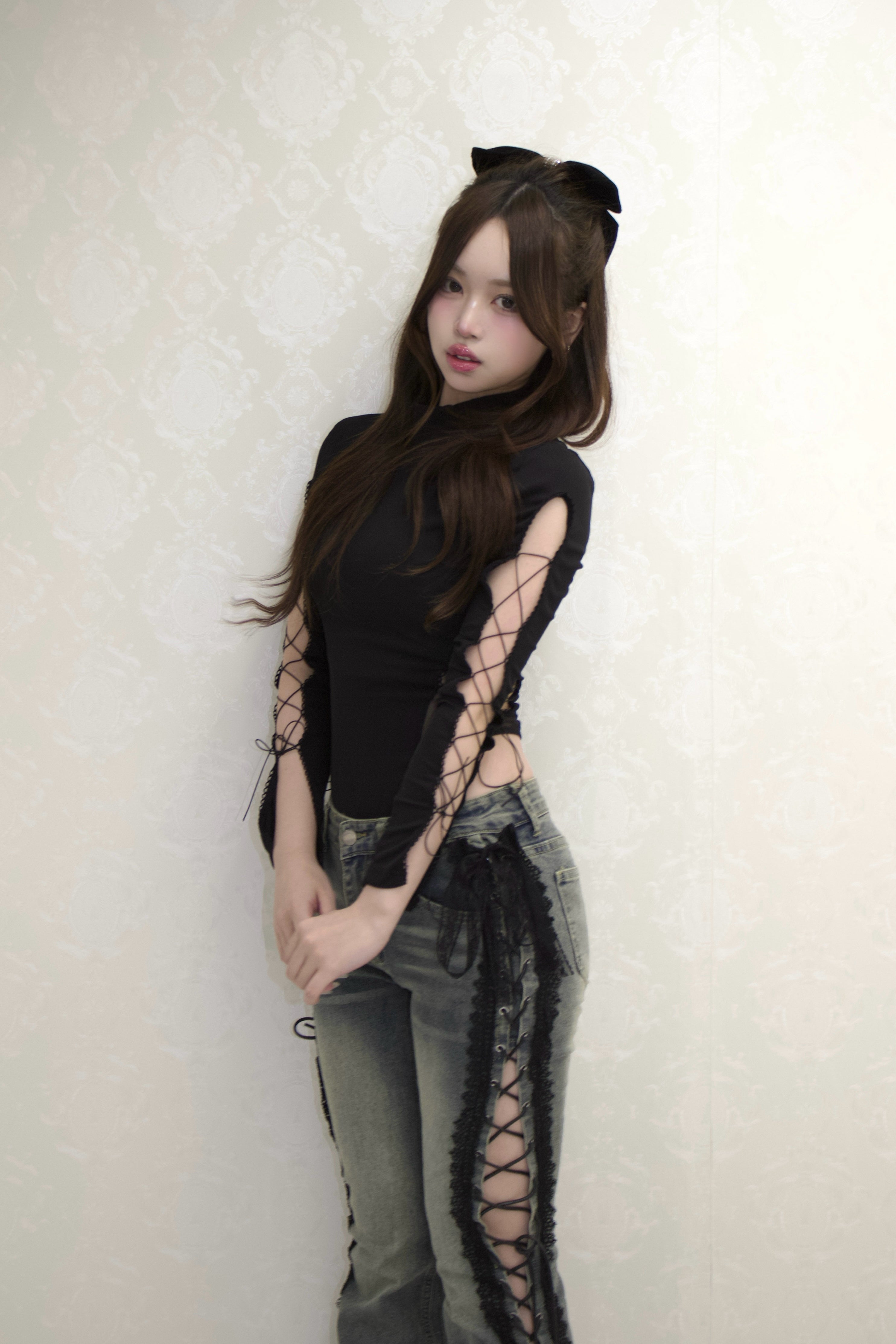 Bare Lace-Up Bodysuit.