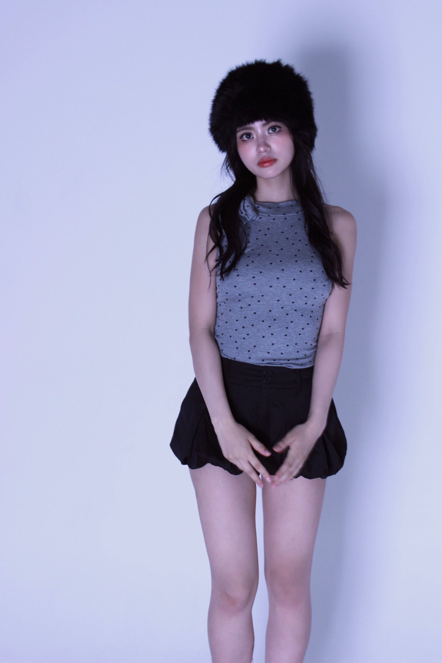 ribbon dot tops.