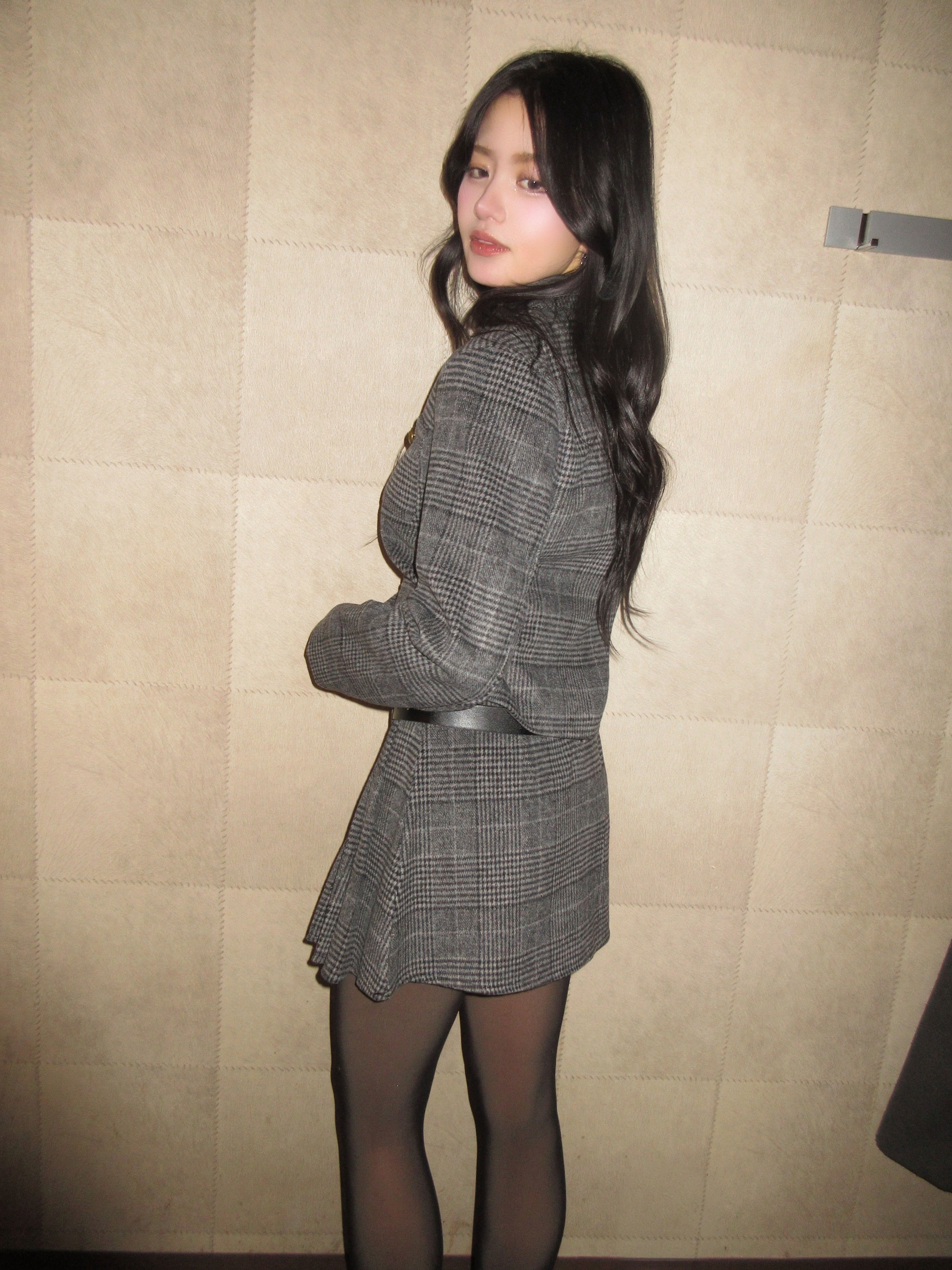 Classic tailored set.