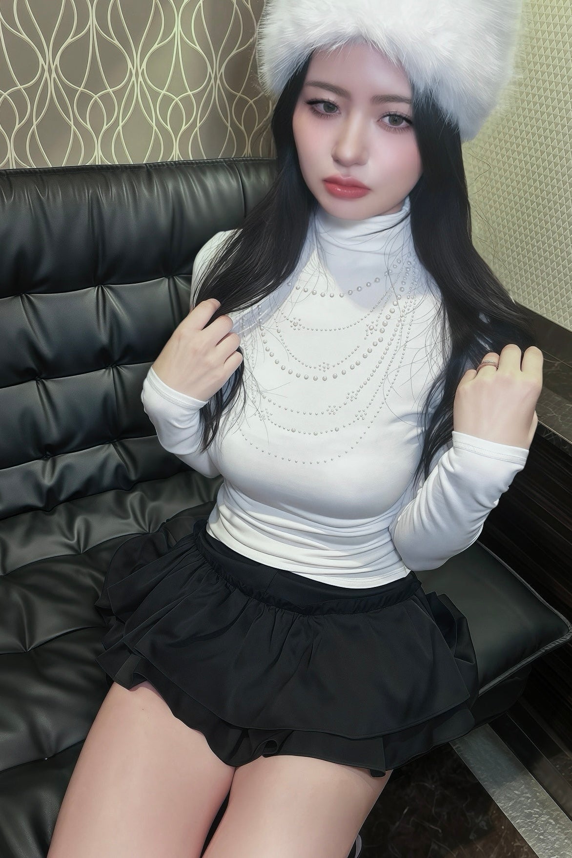 Pearl bijou tops.