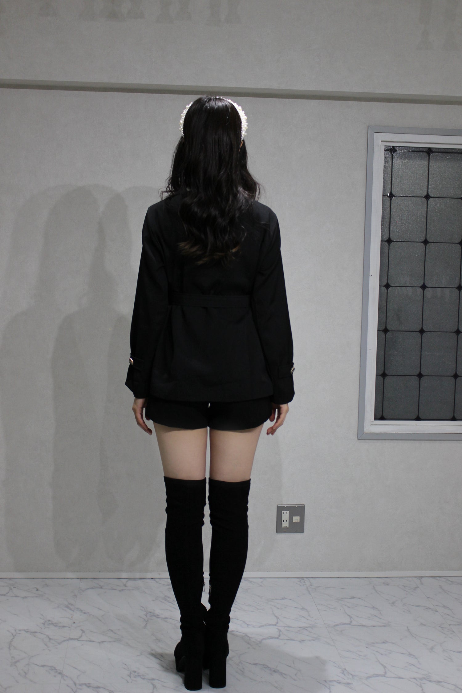 two piece shorts set-up.