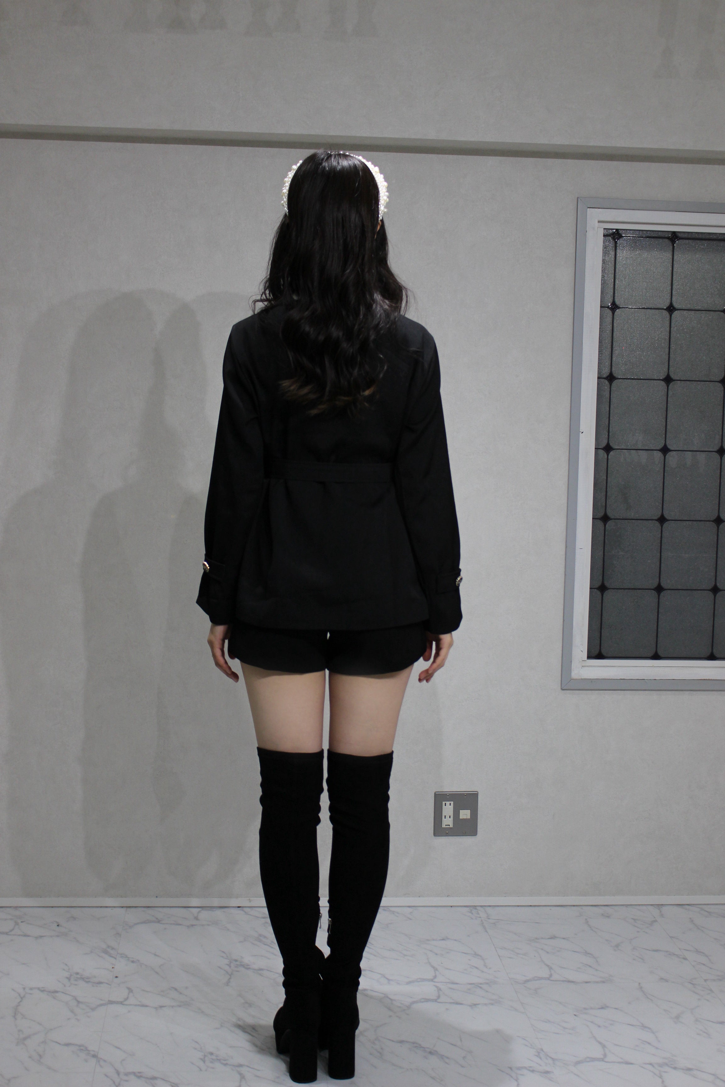 two piece shorts set-up.