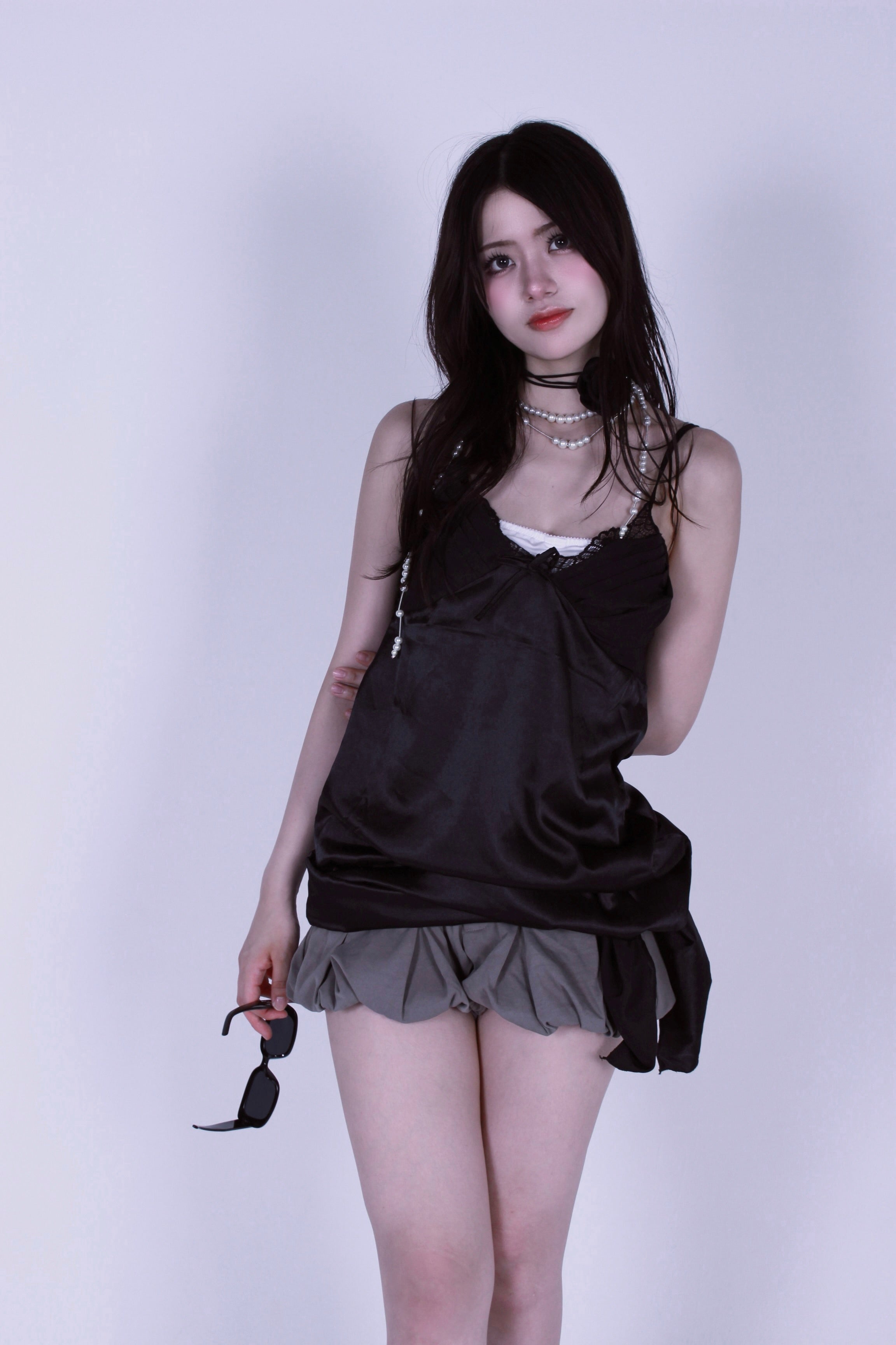 cocoon puff skirt.