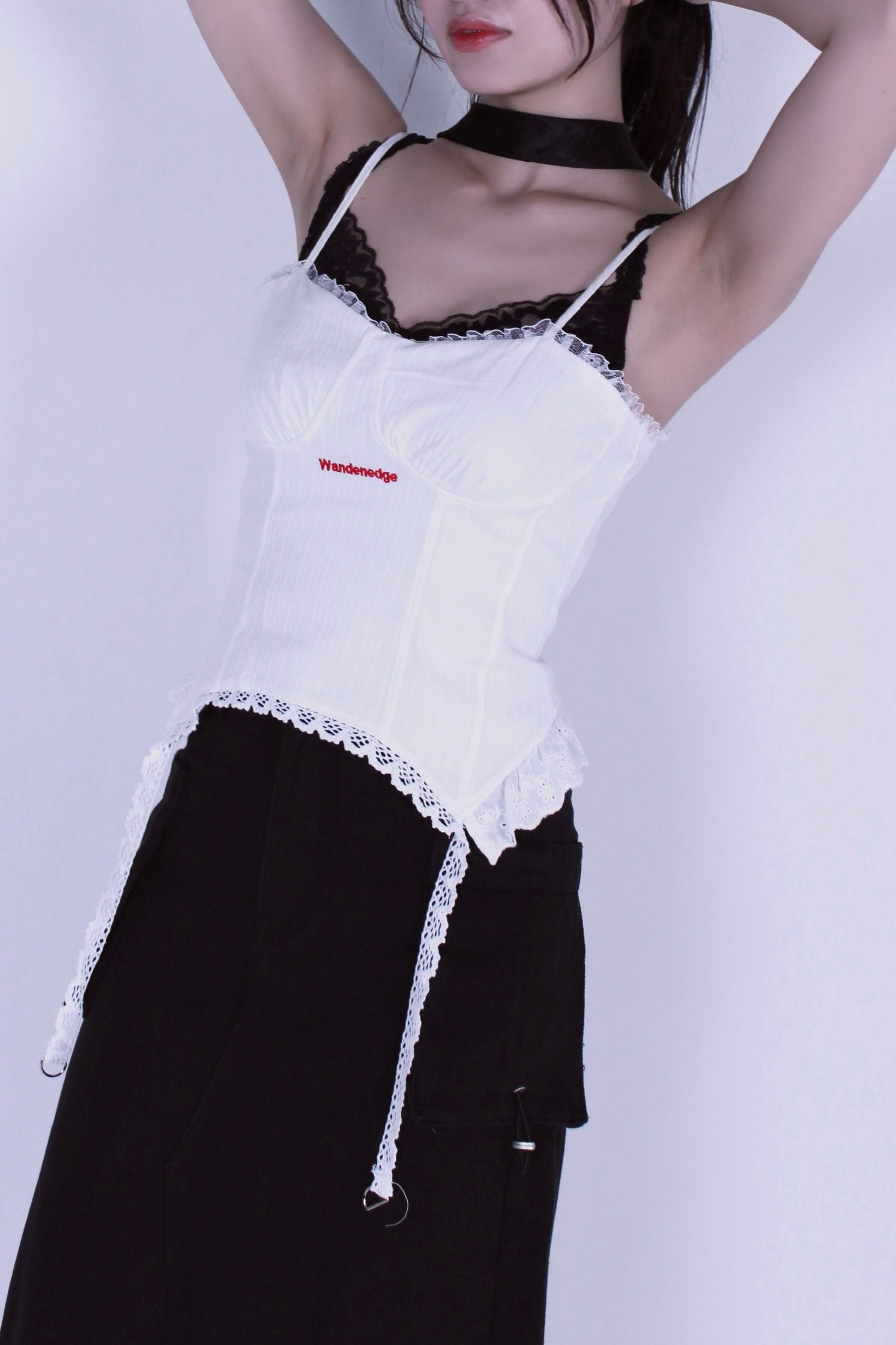 silk line camisole.