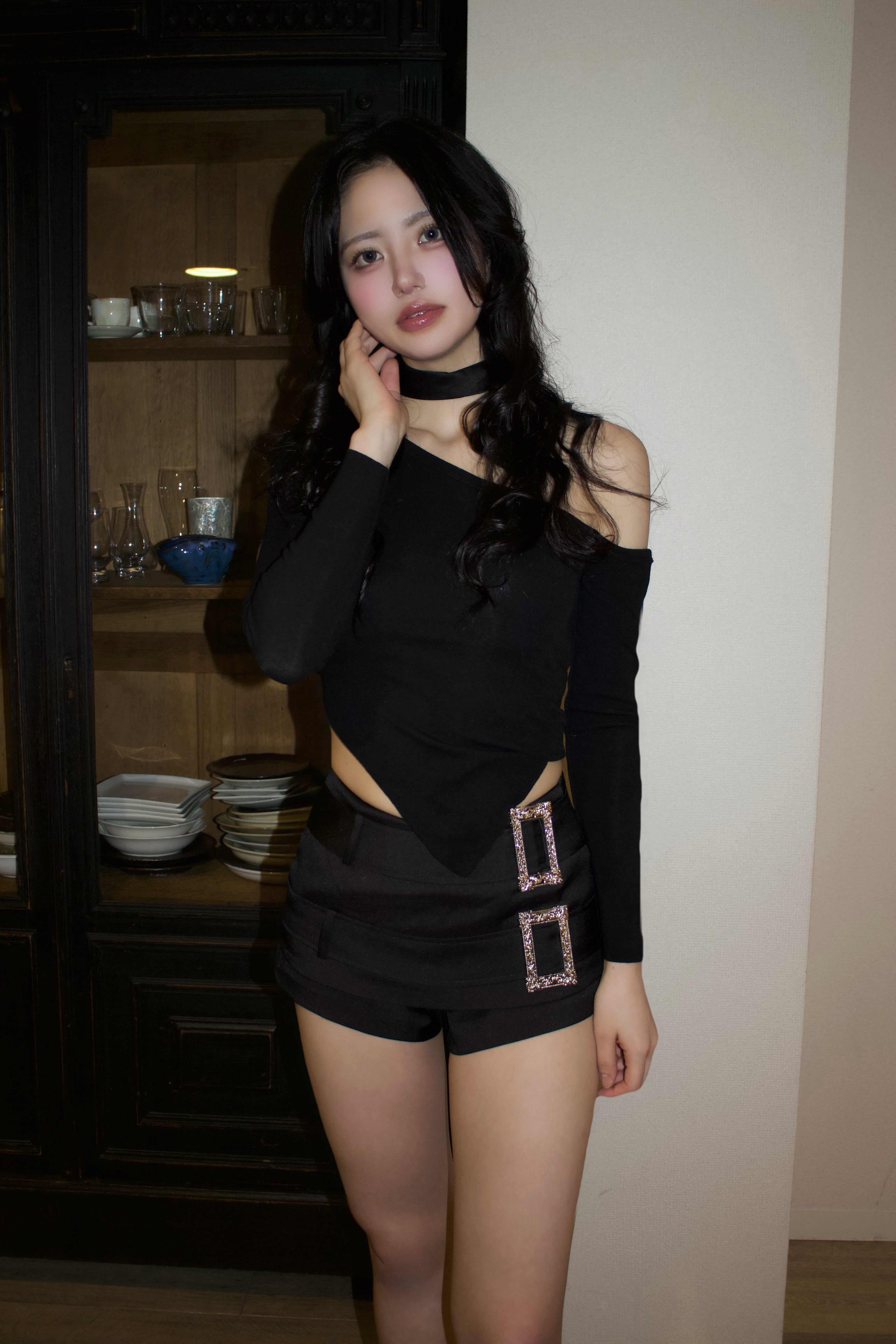 bijou buckle bottoms.