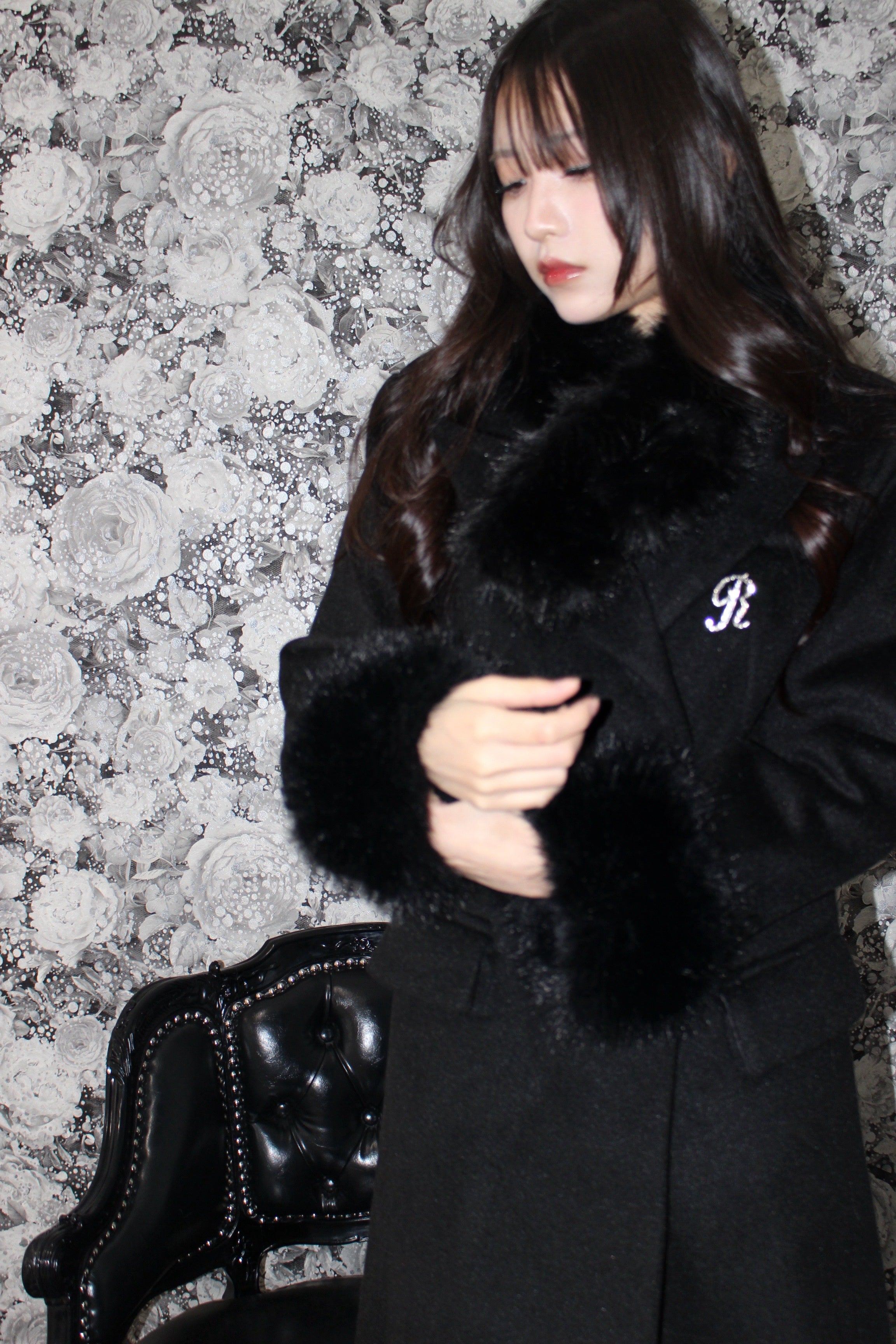 "R" tailored coat.