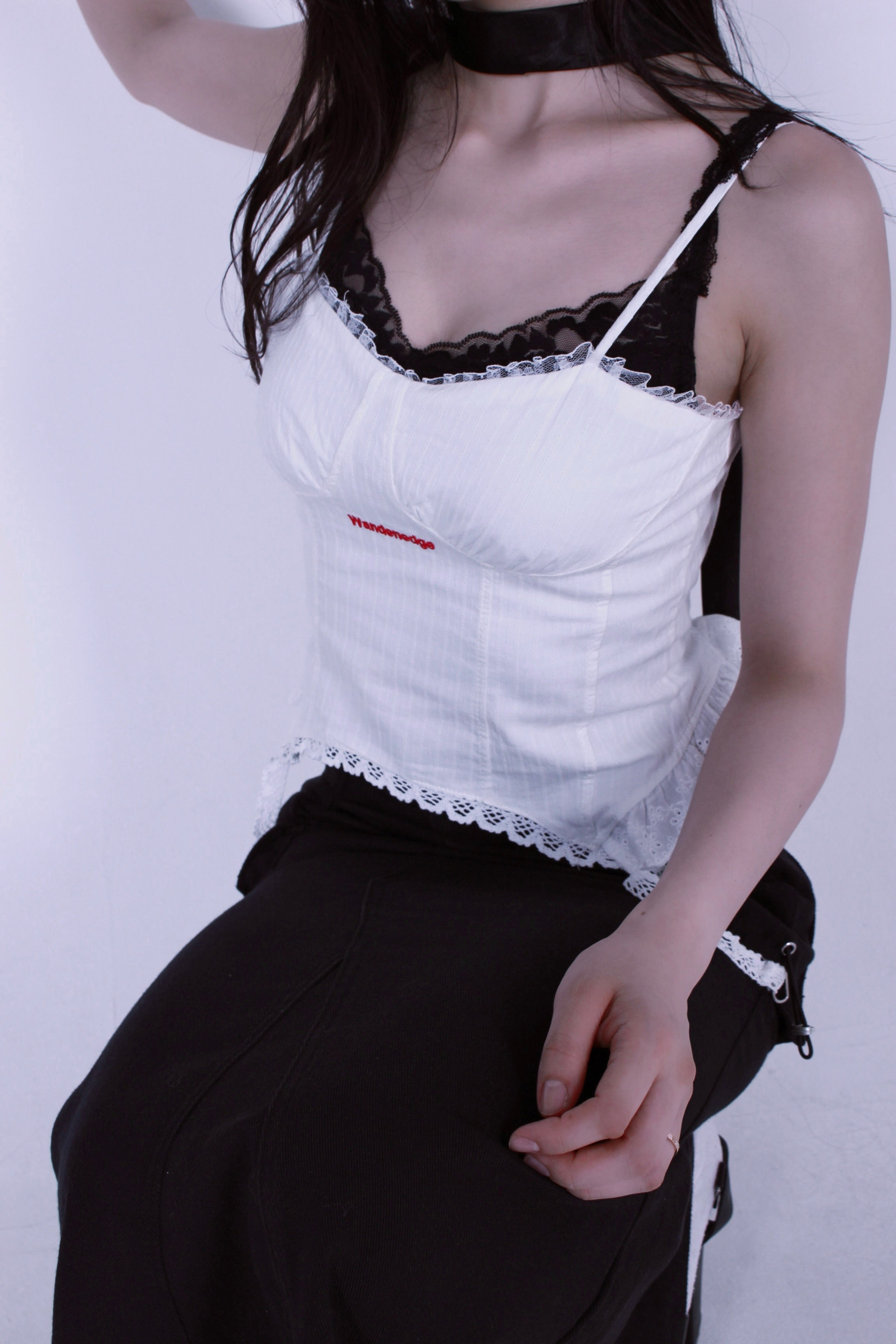 silk line camisole.