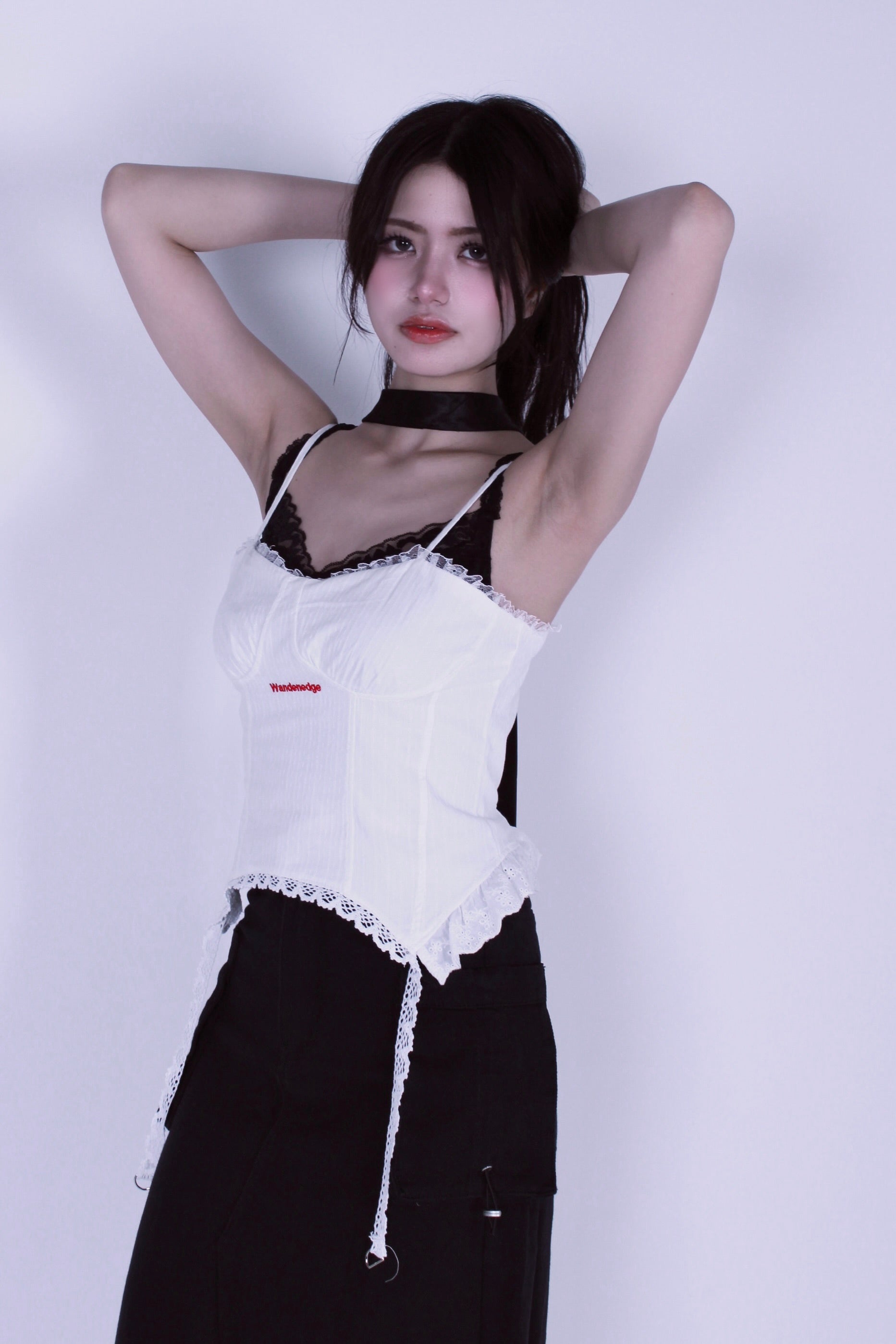 silk line camisole.