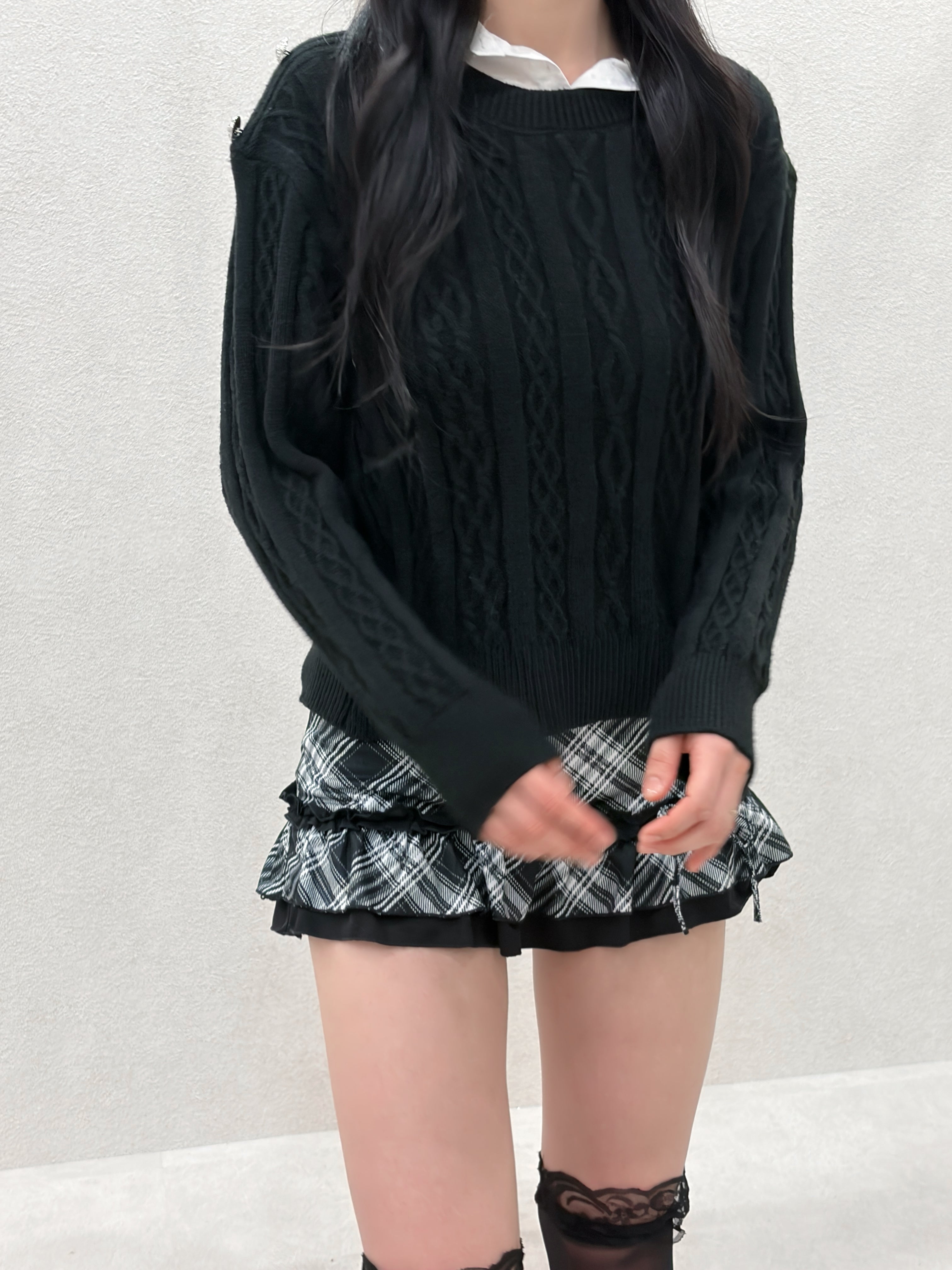 Chérie Collar Knit.