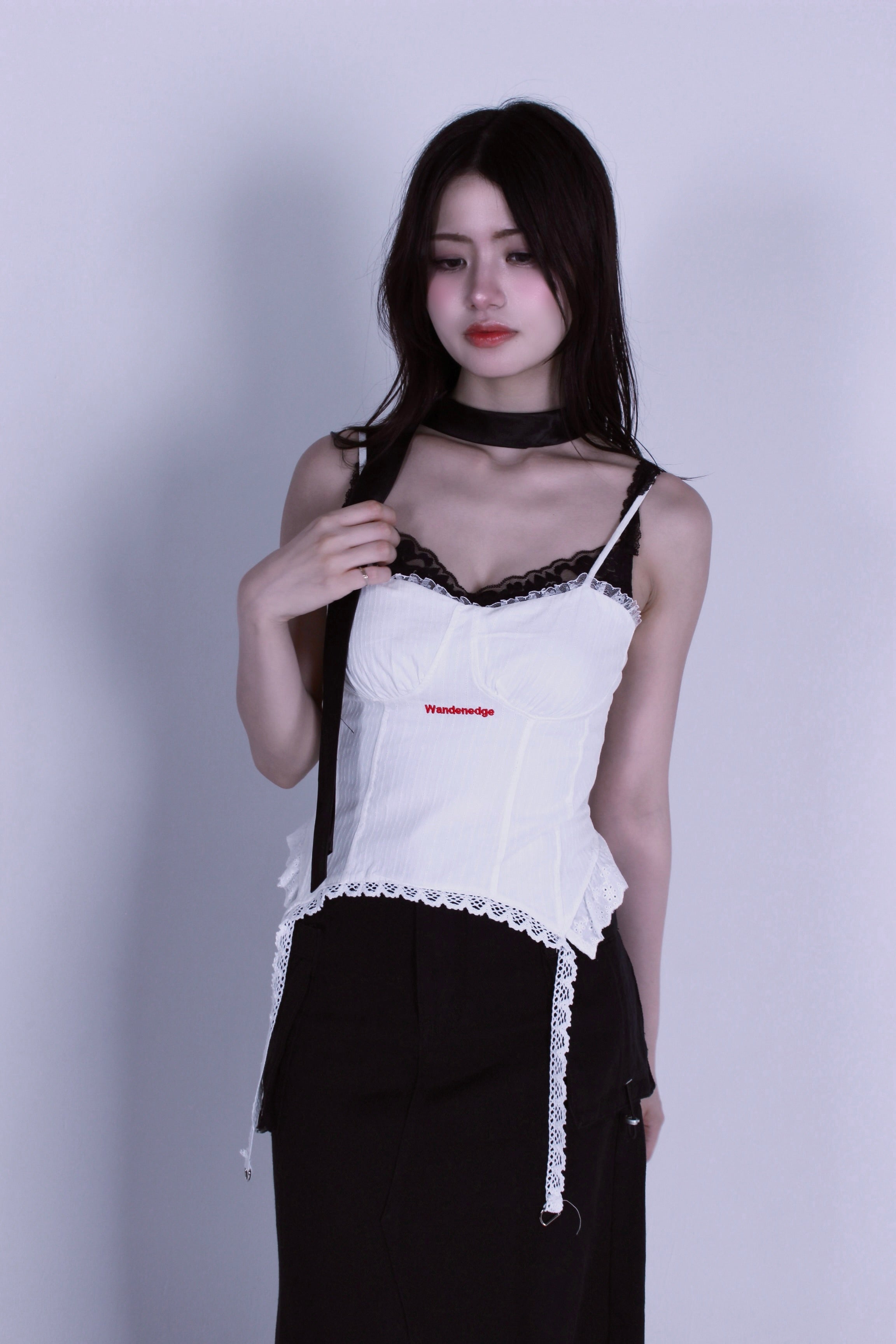 silk line camisole.