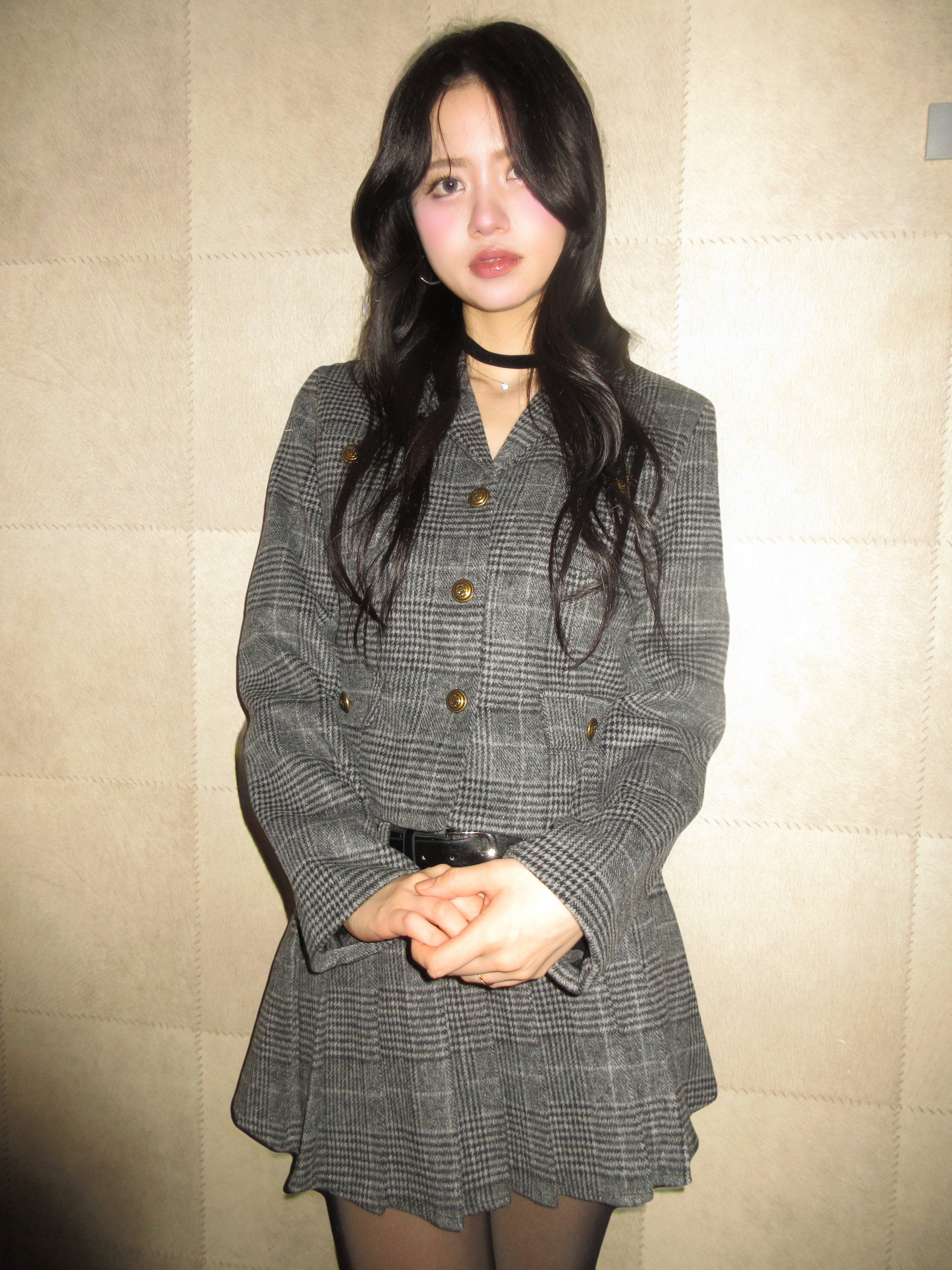 Classic tailored set.