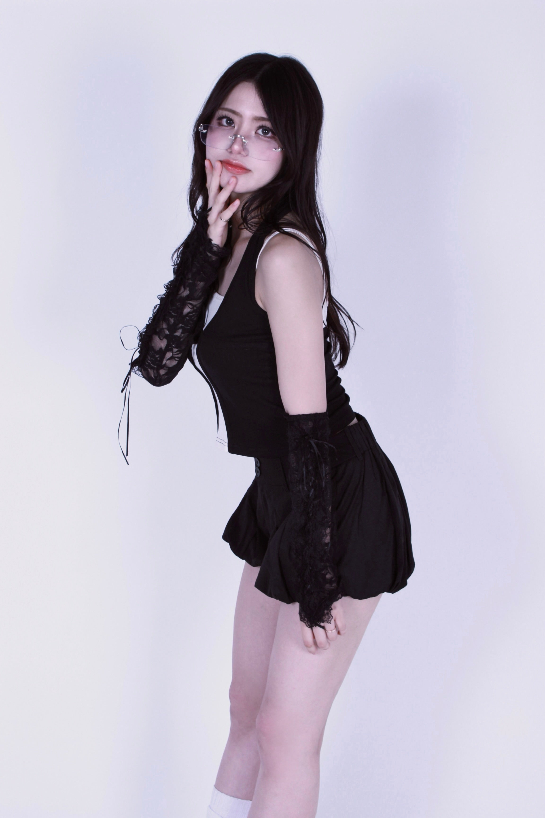cocoon puff skirt.