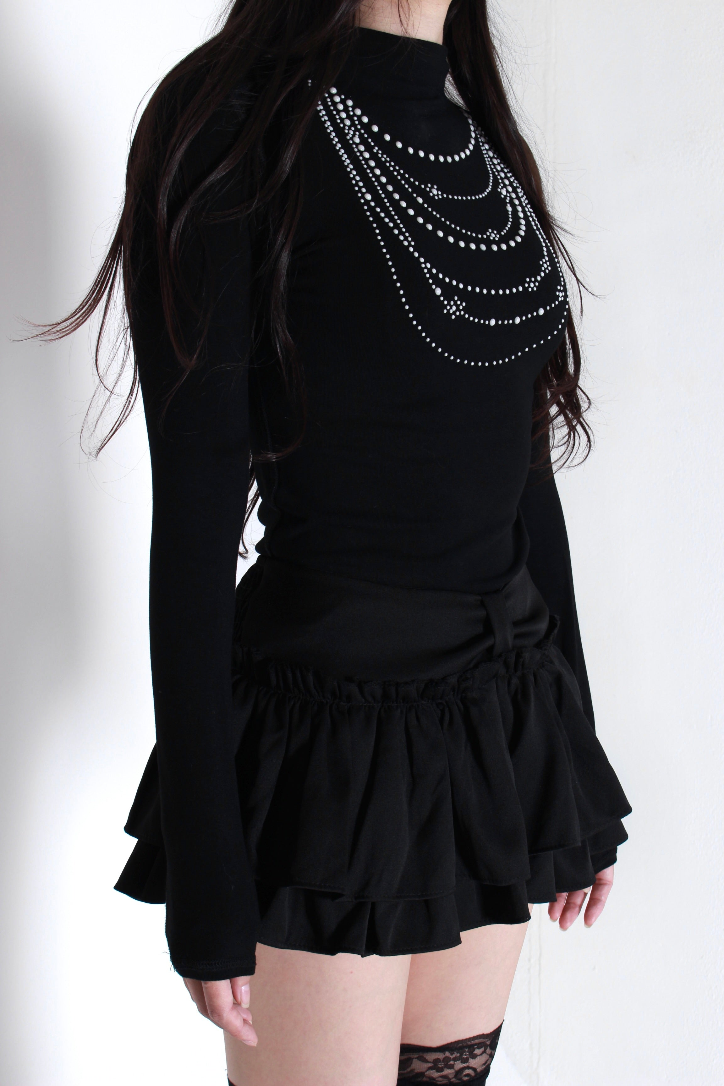 Pearl bijou tops.