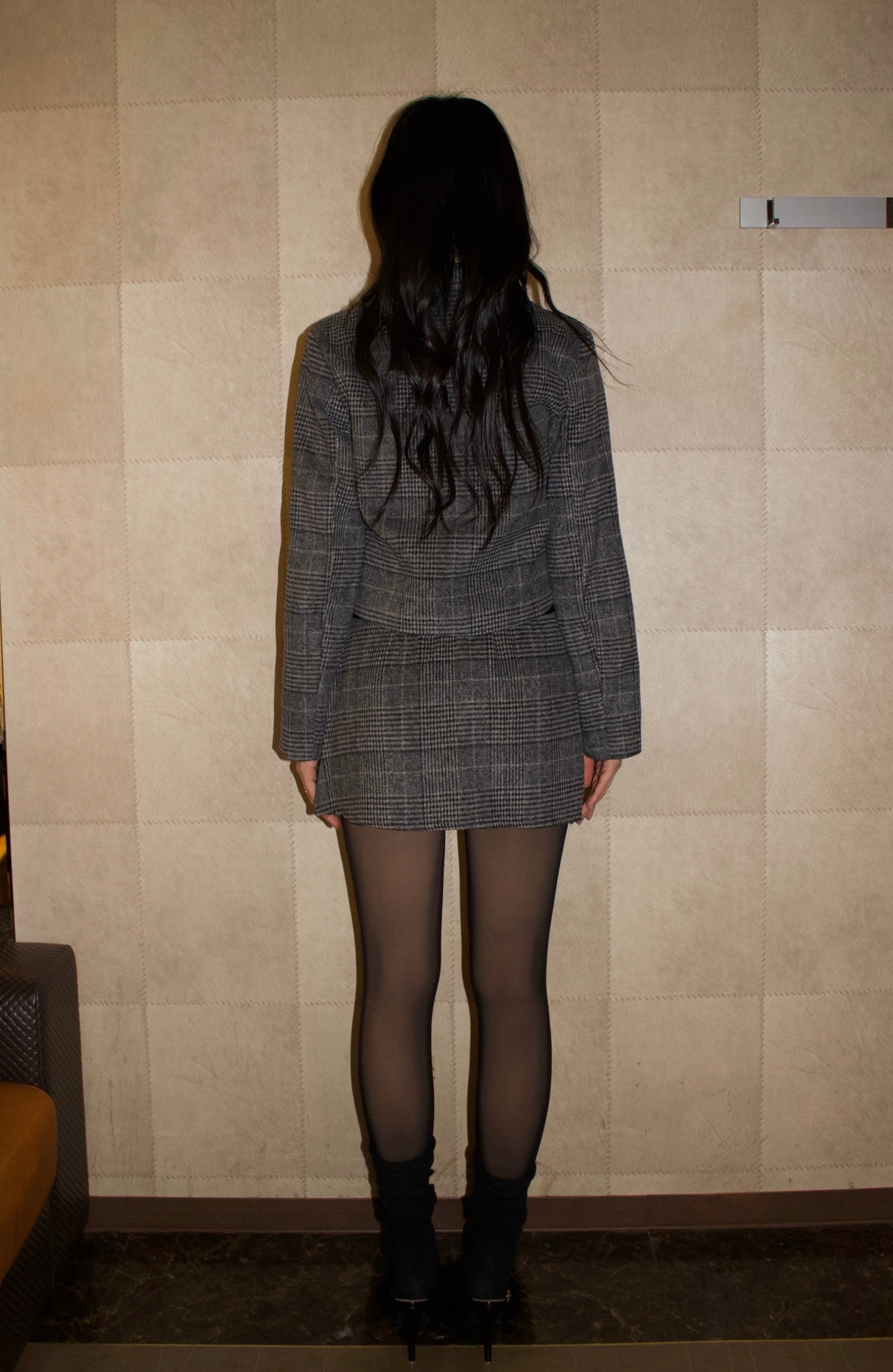 Classic tailored set.