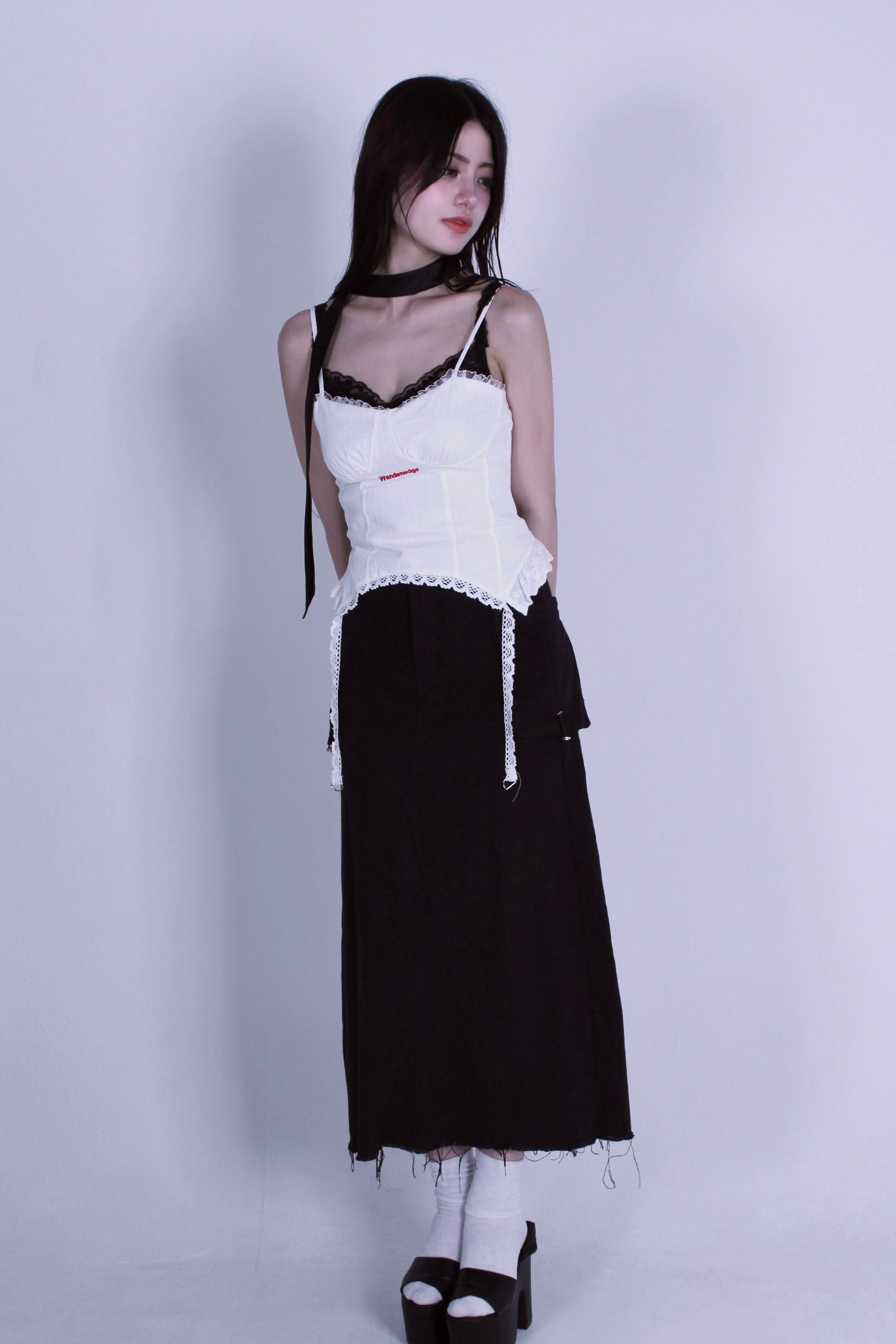 silk line camisole.