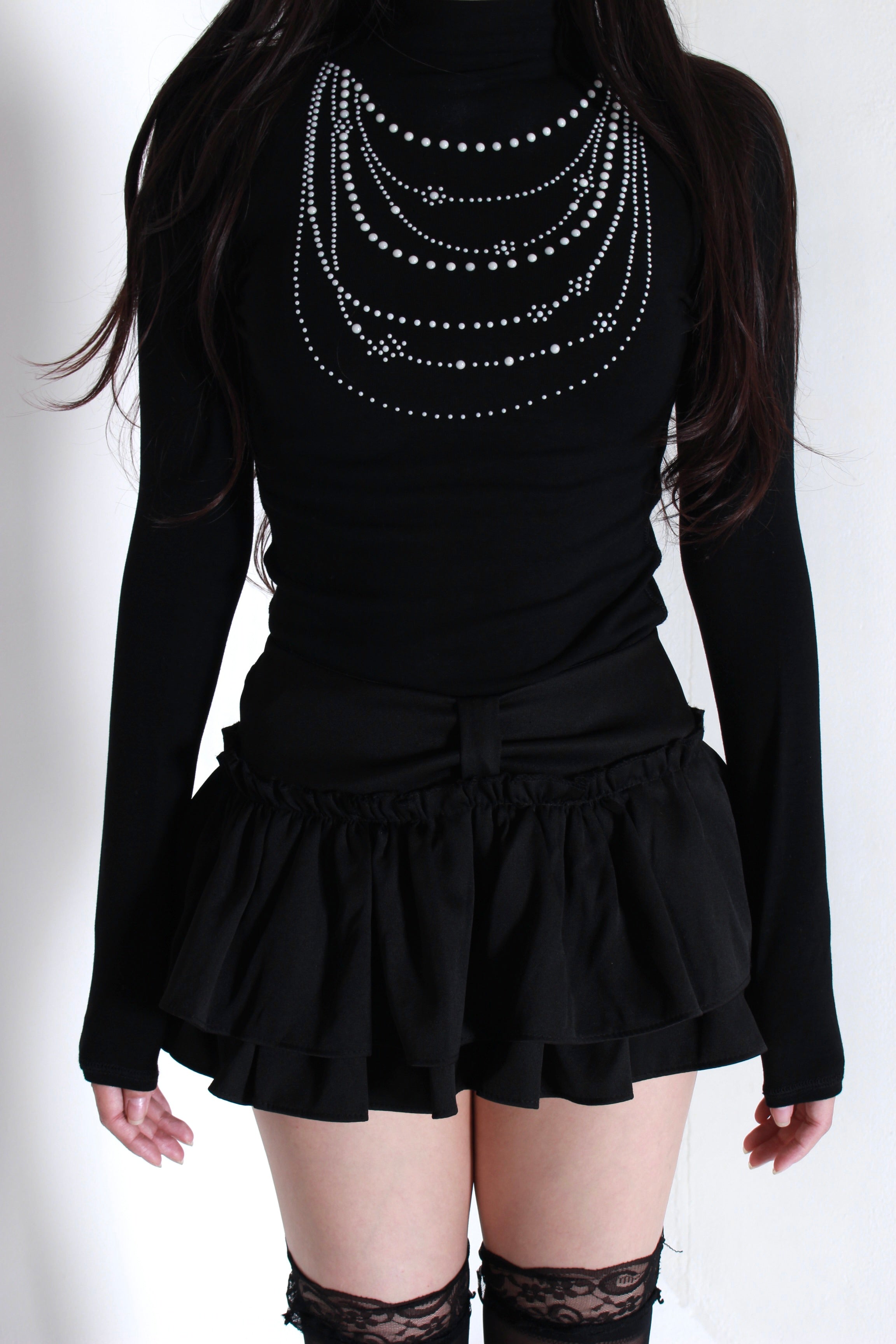 Pearl bijou tops.