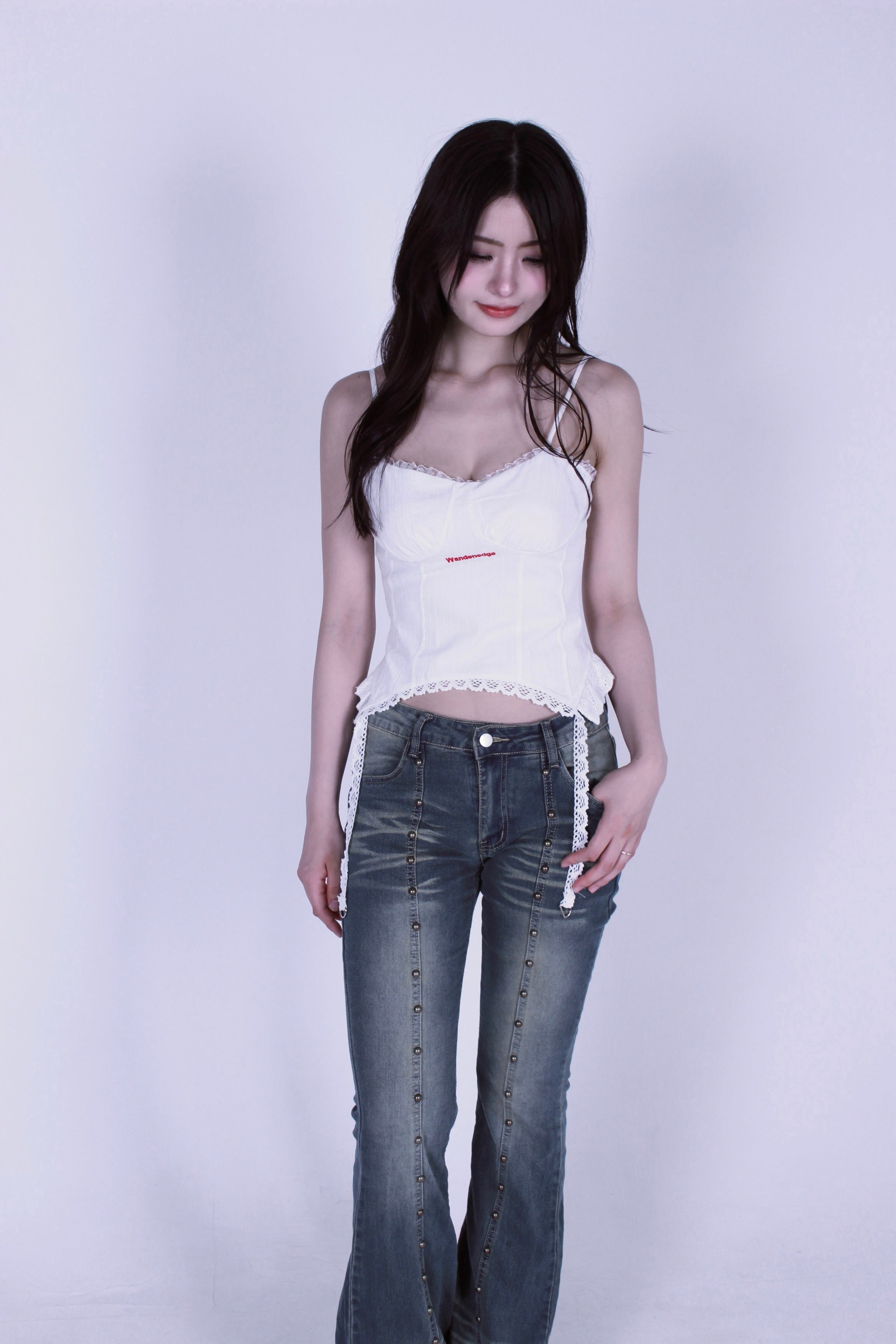 silk line camisole.