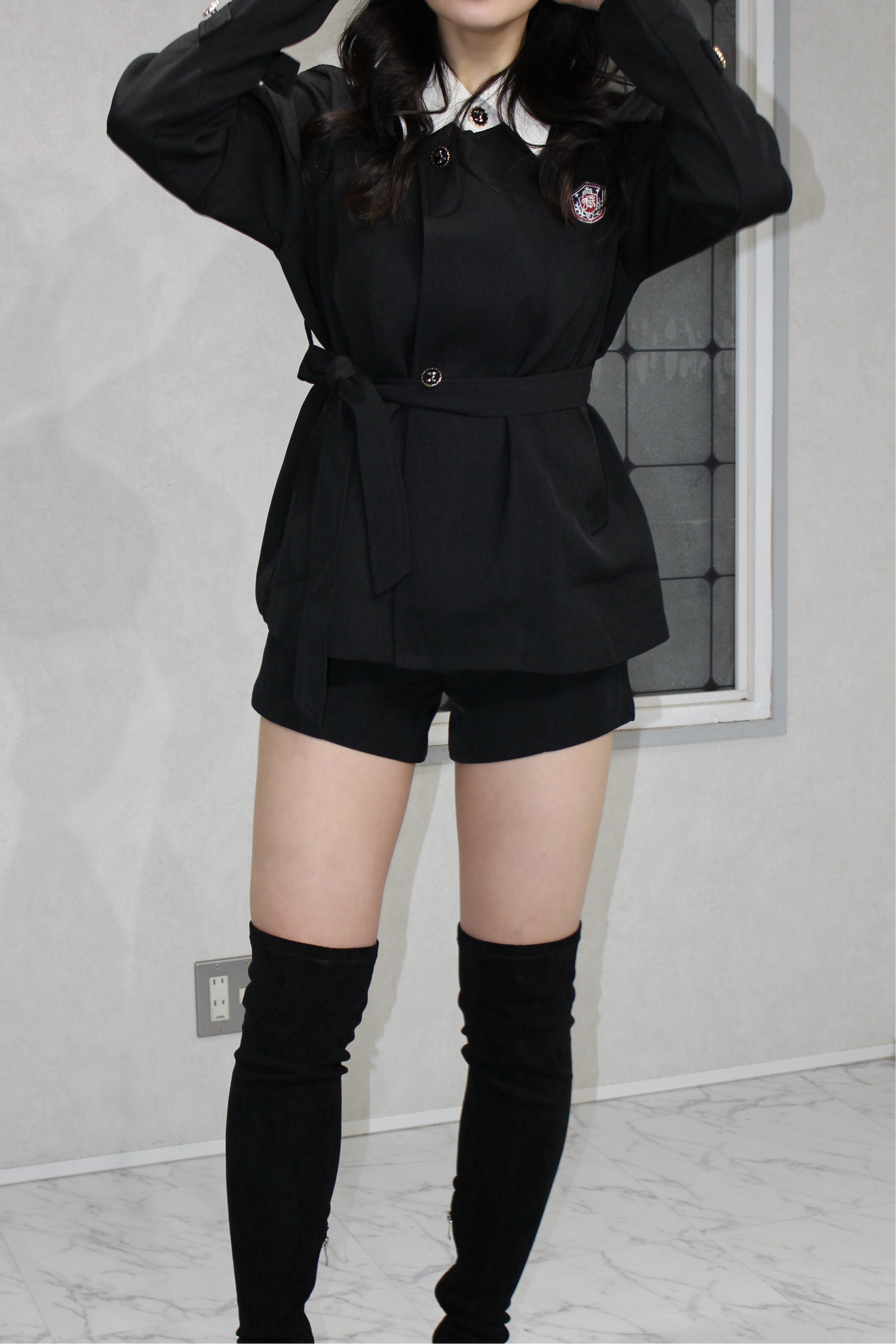 two piece shorts set-up.