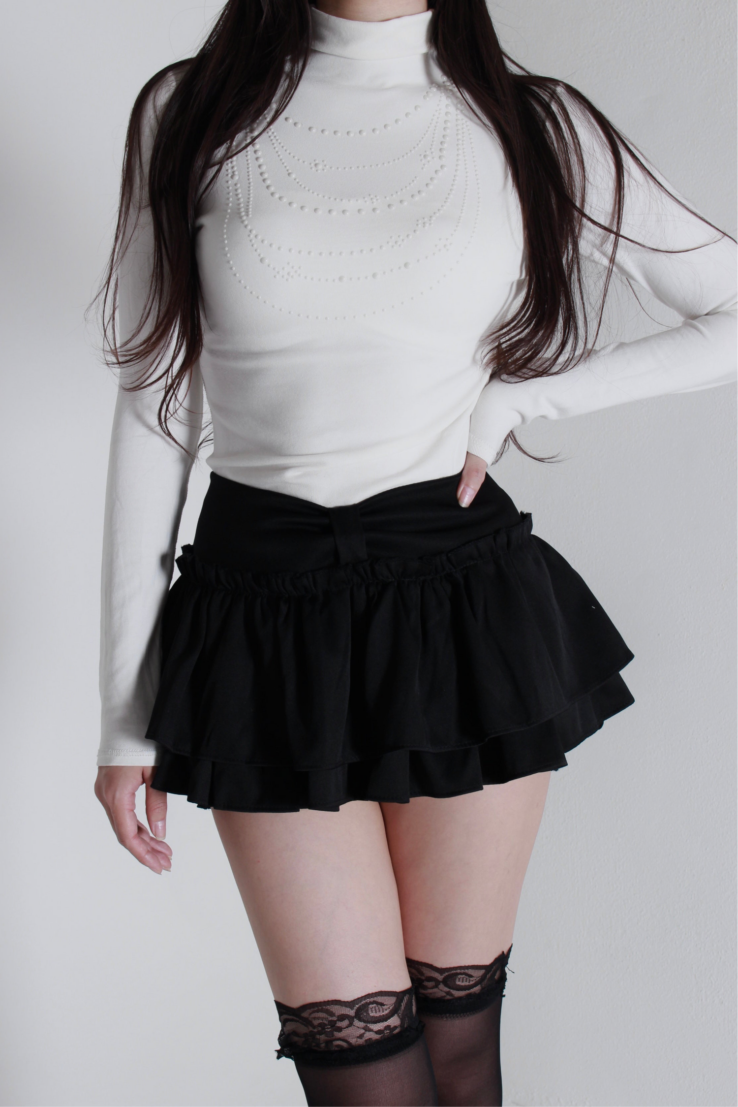 Pearl bijou tops.