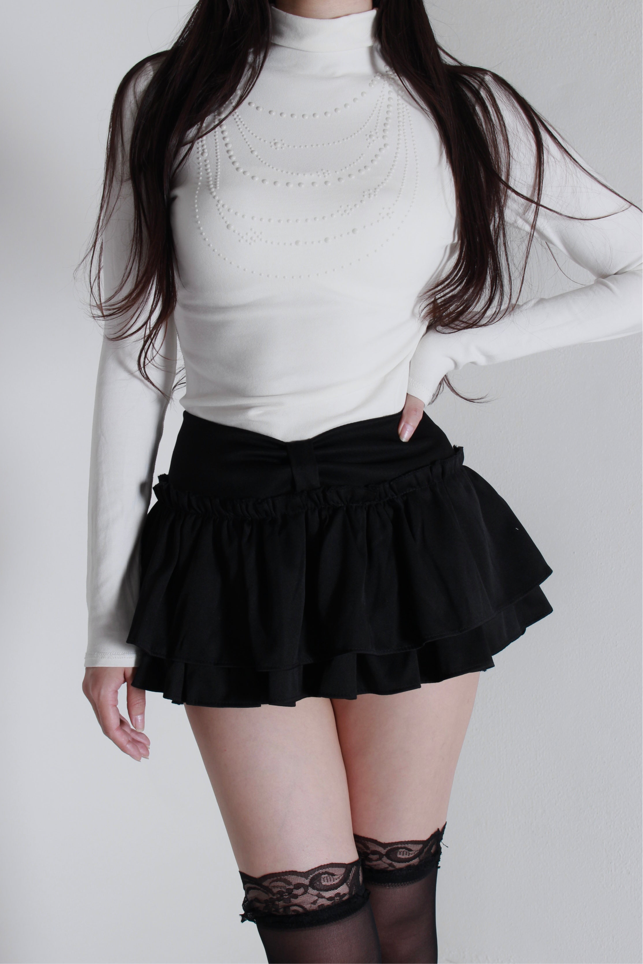 Pearl bijou tops.