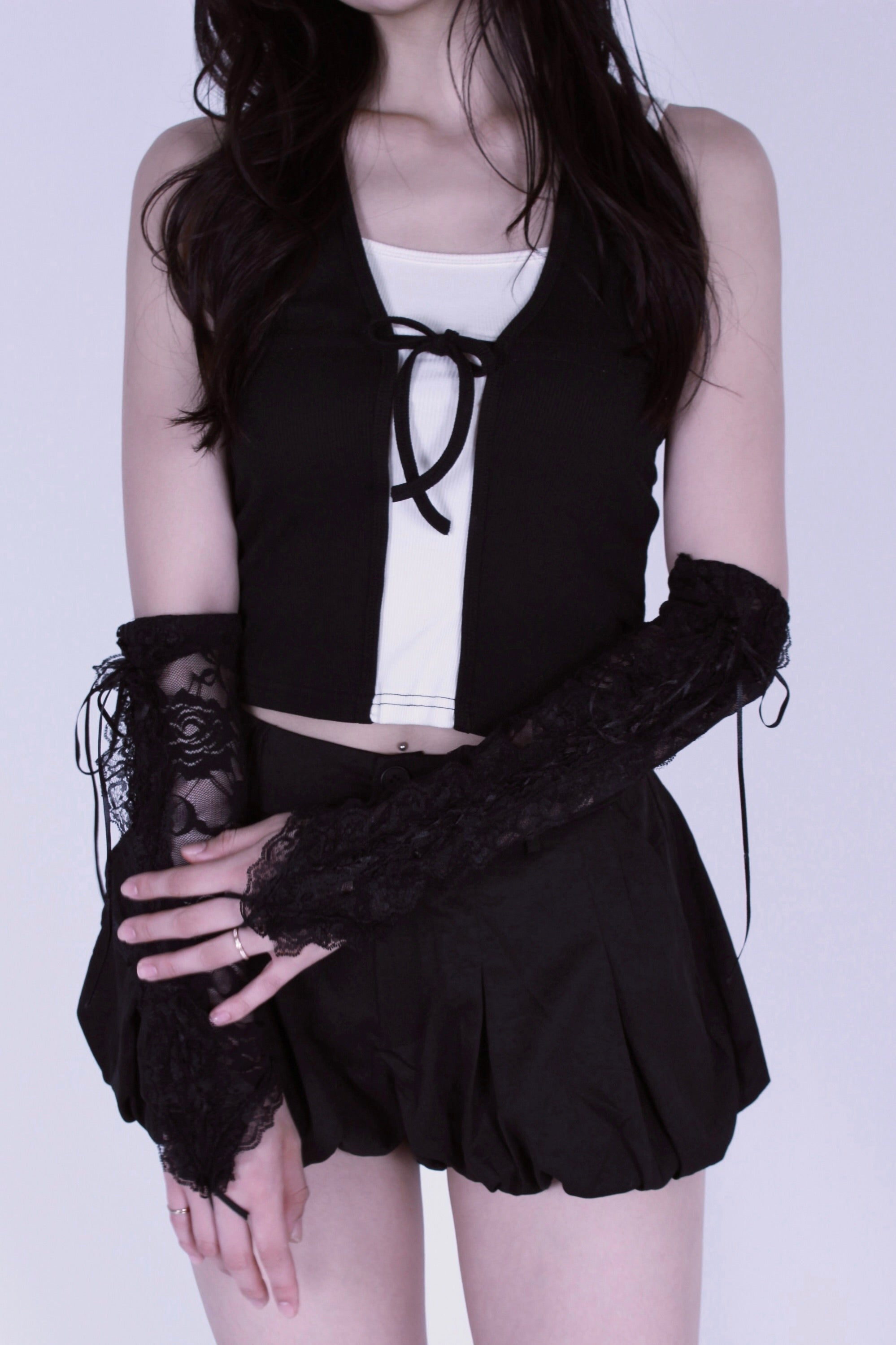 cocoon puff skirt.