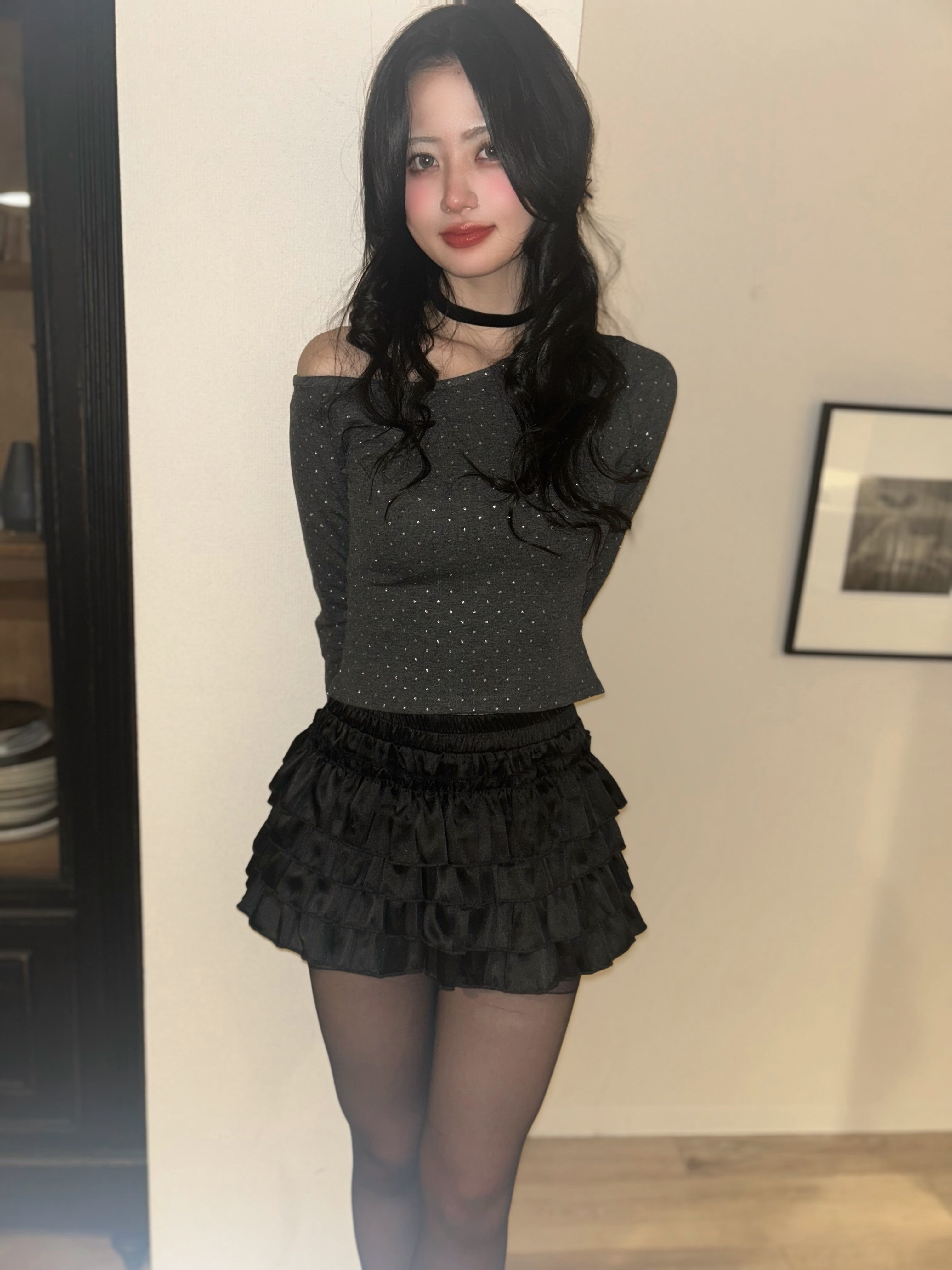 doll frill mini skirt.