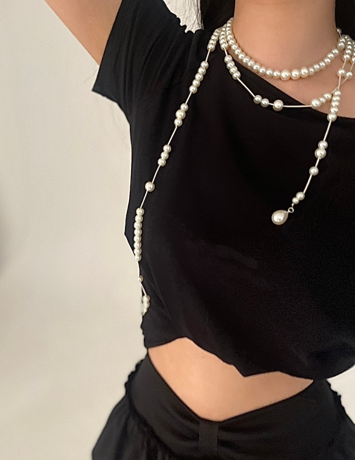 2-strand Pearl necklace.
