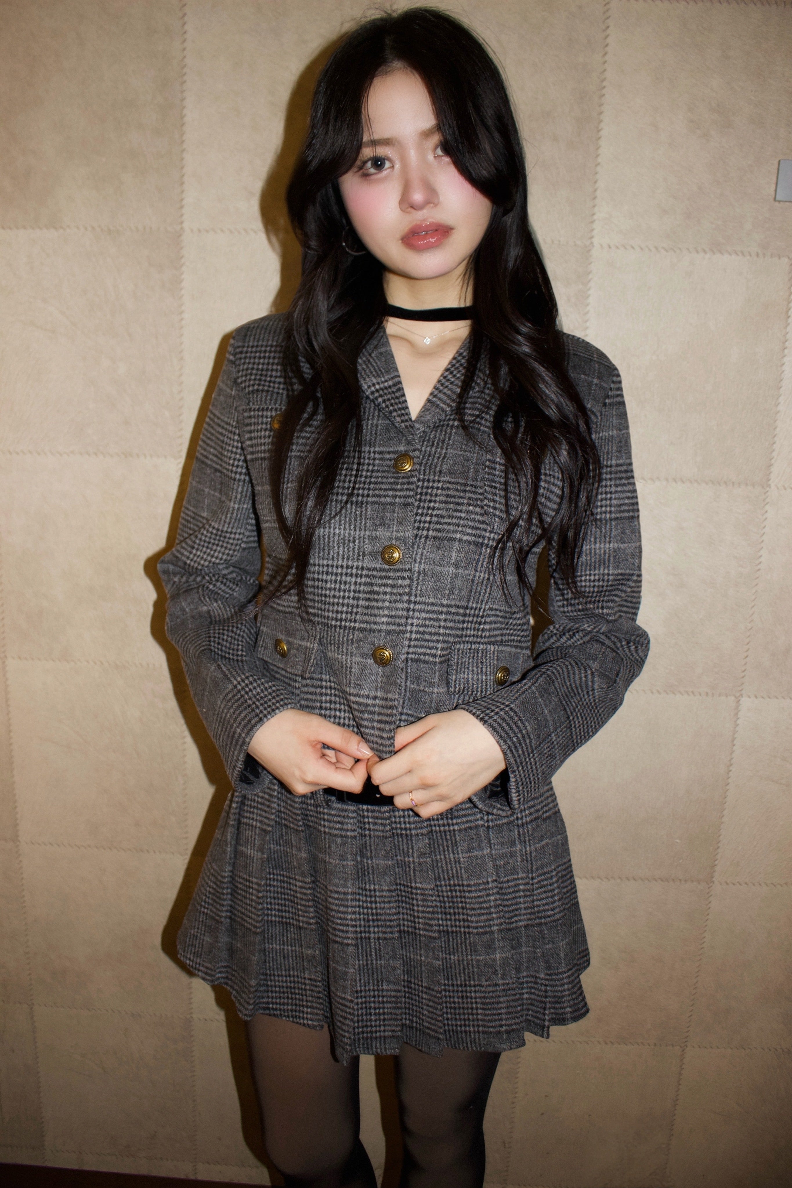 Classic tailored set.