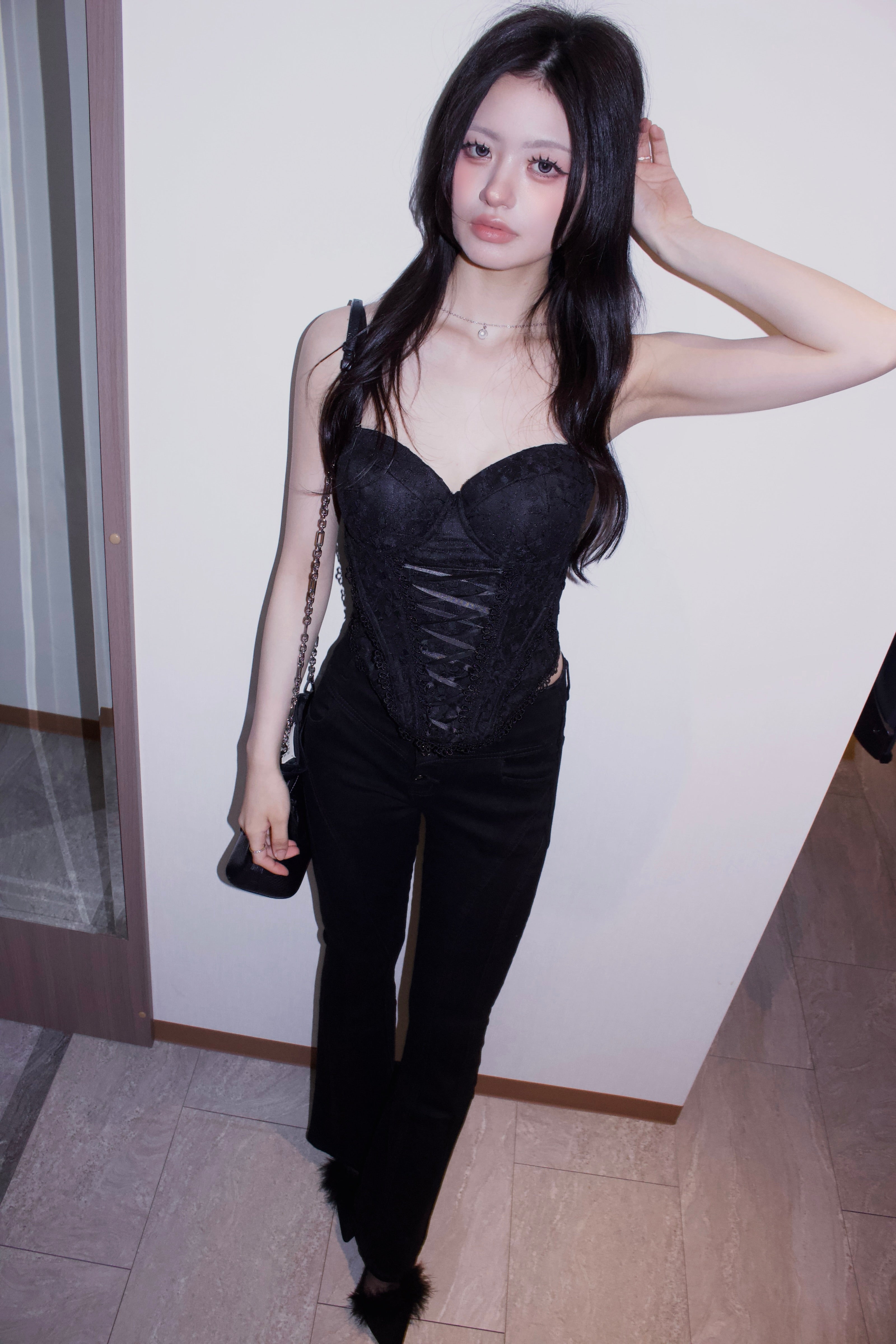 royal lace bustier.