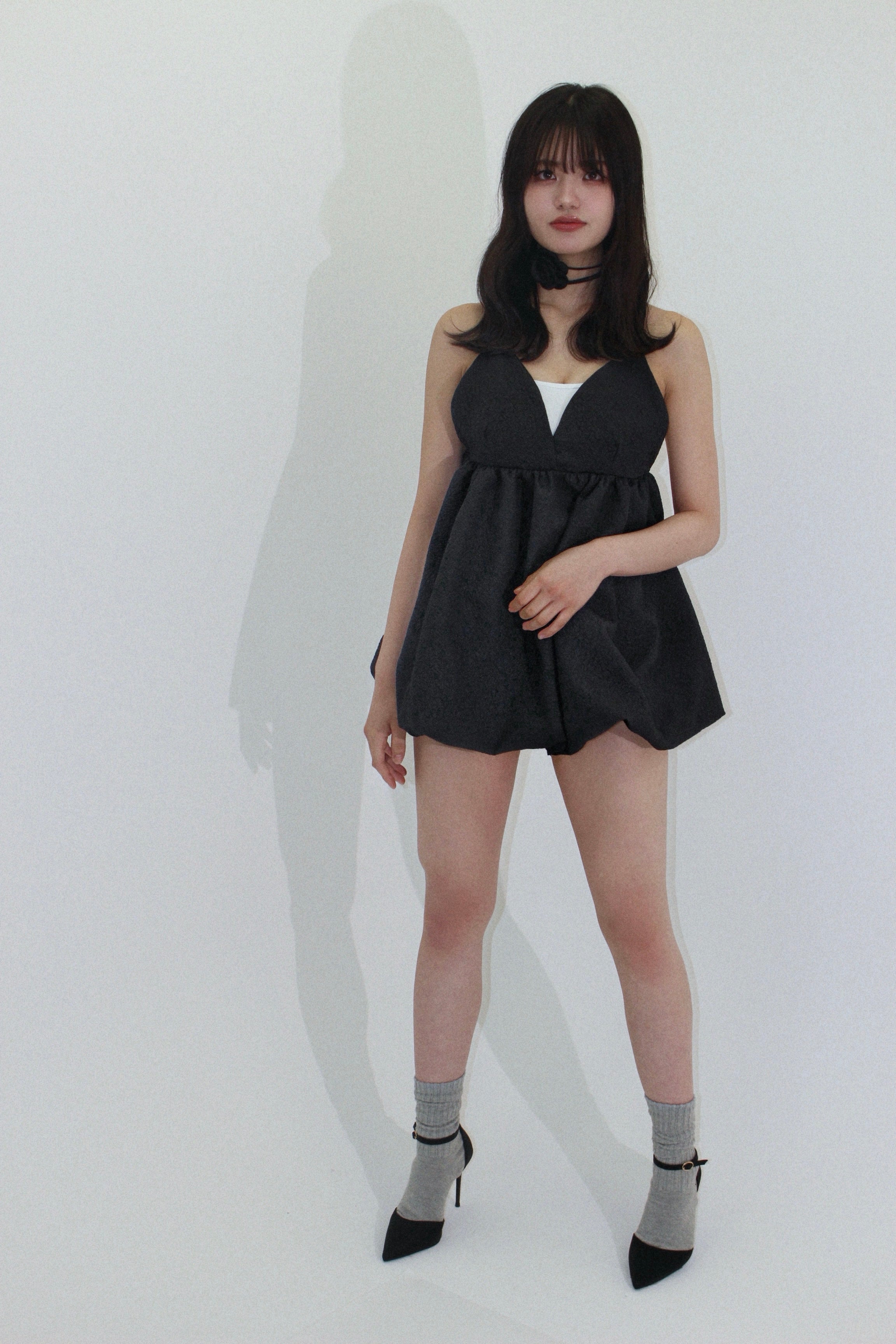mini balloon dress.
