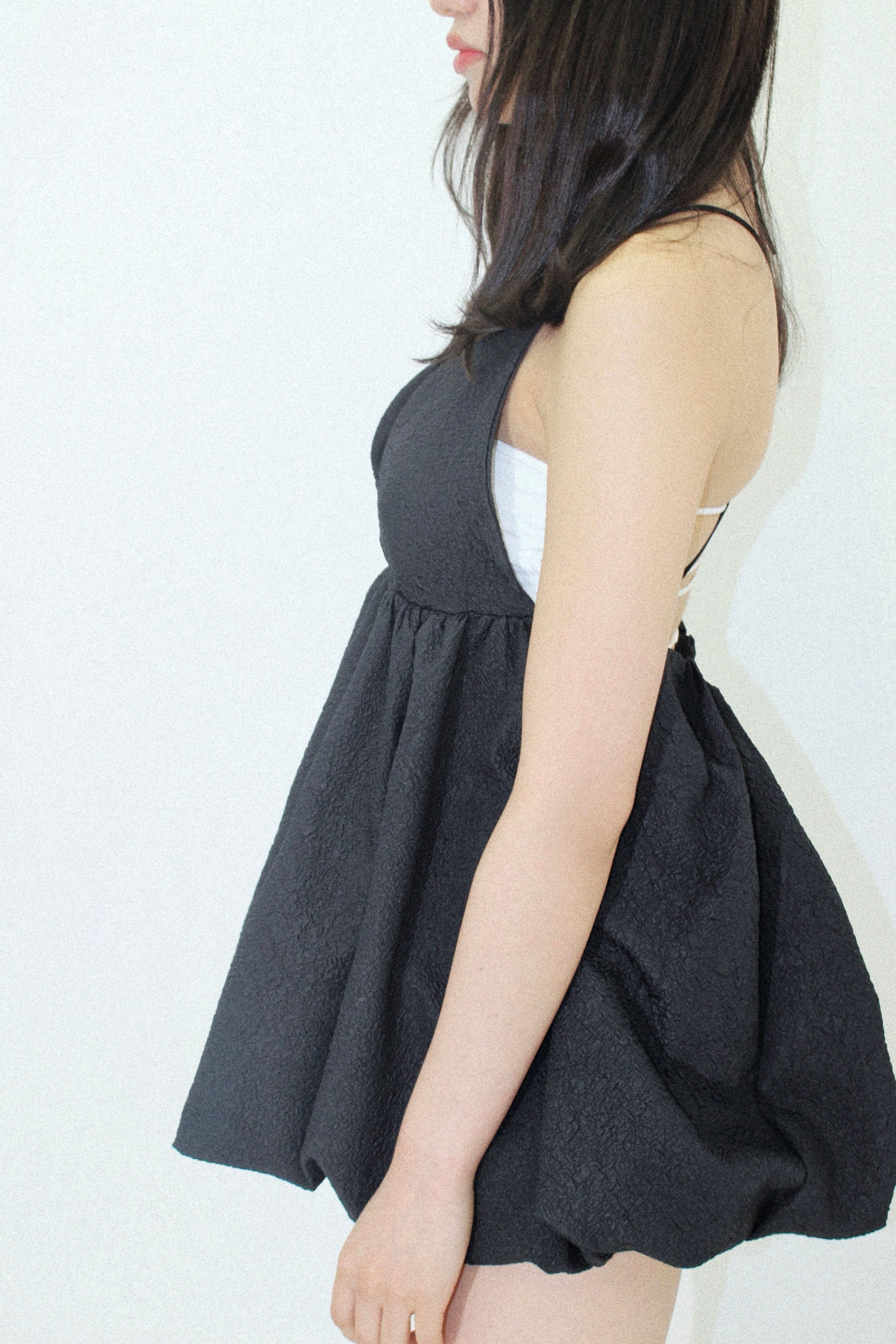 mini balloon dress.