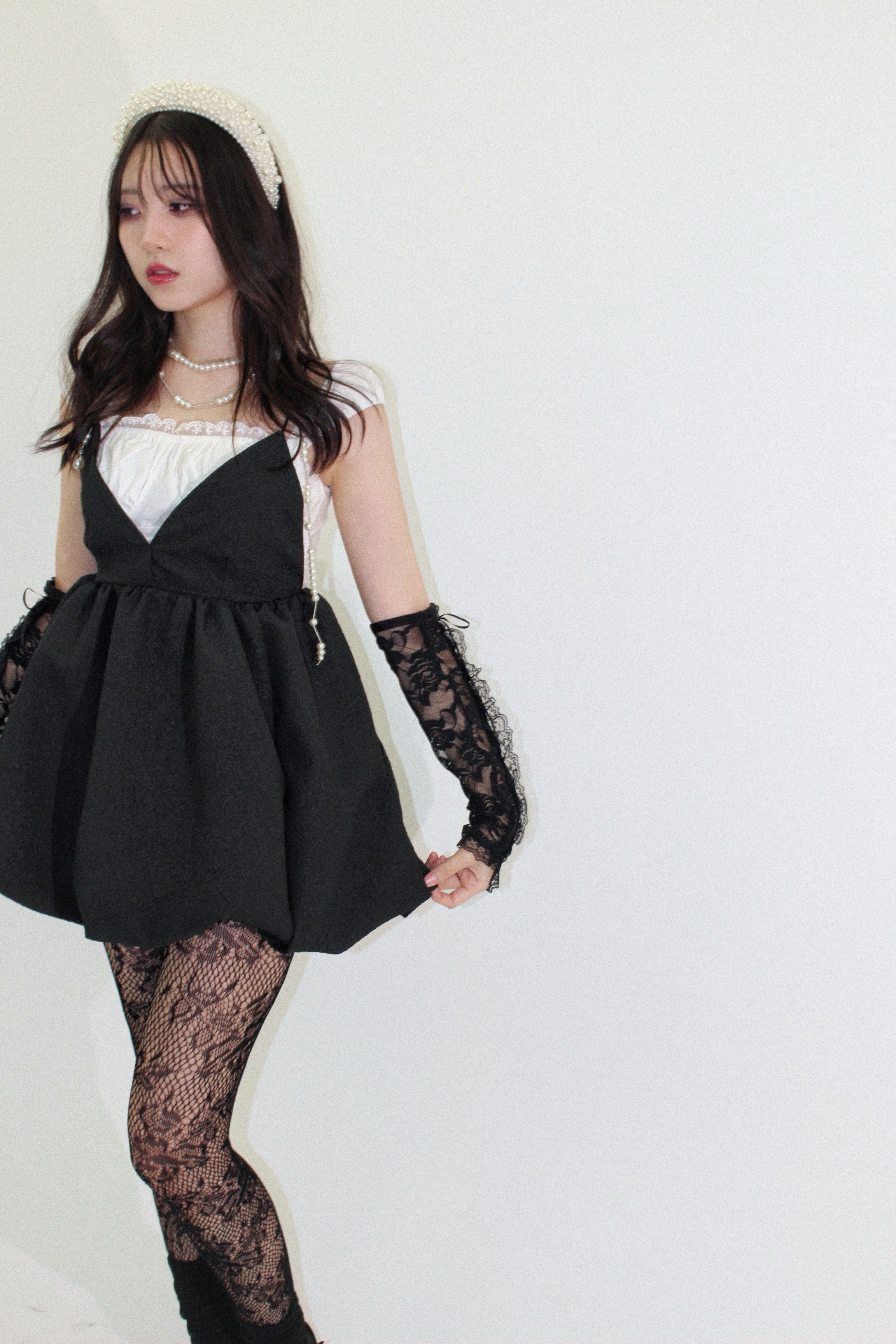 mini balloon dress.