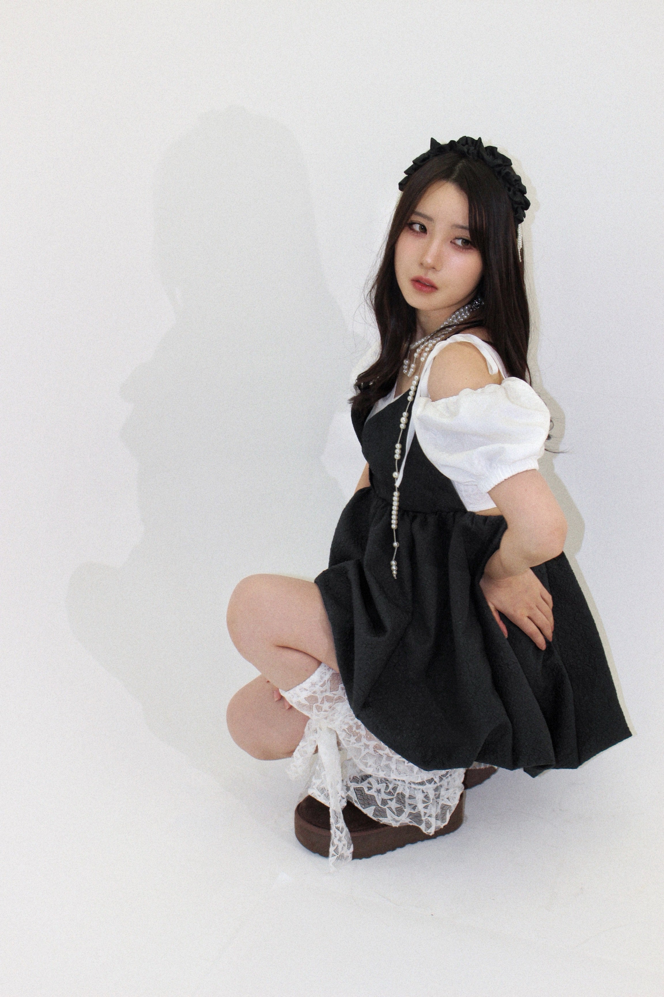 mini balloon dress.
