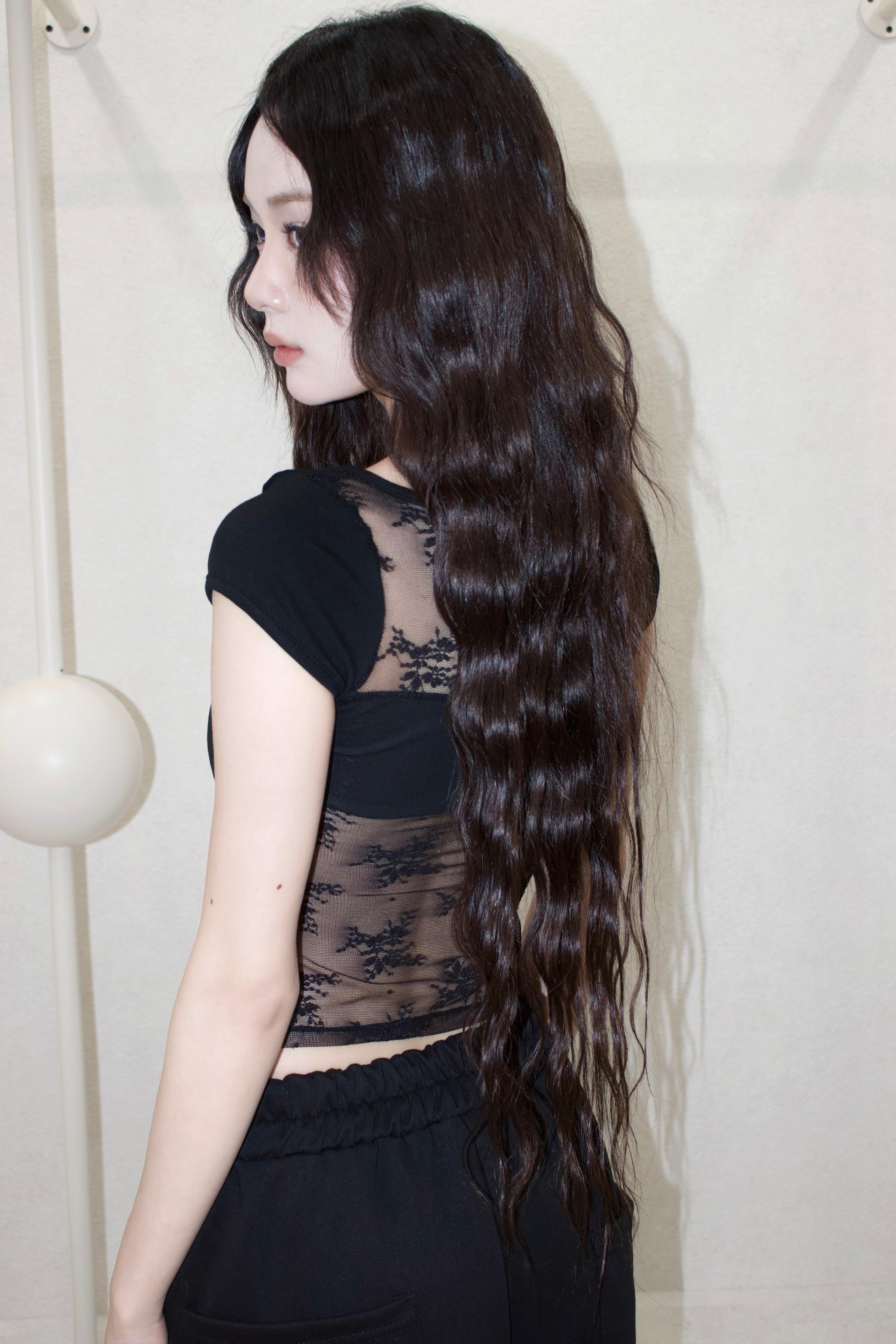 lace back tops