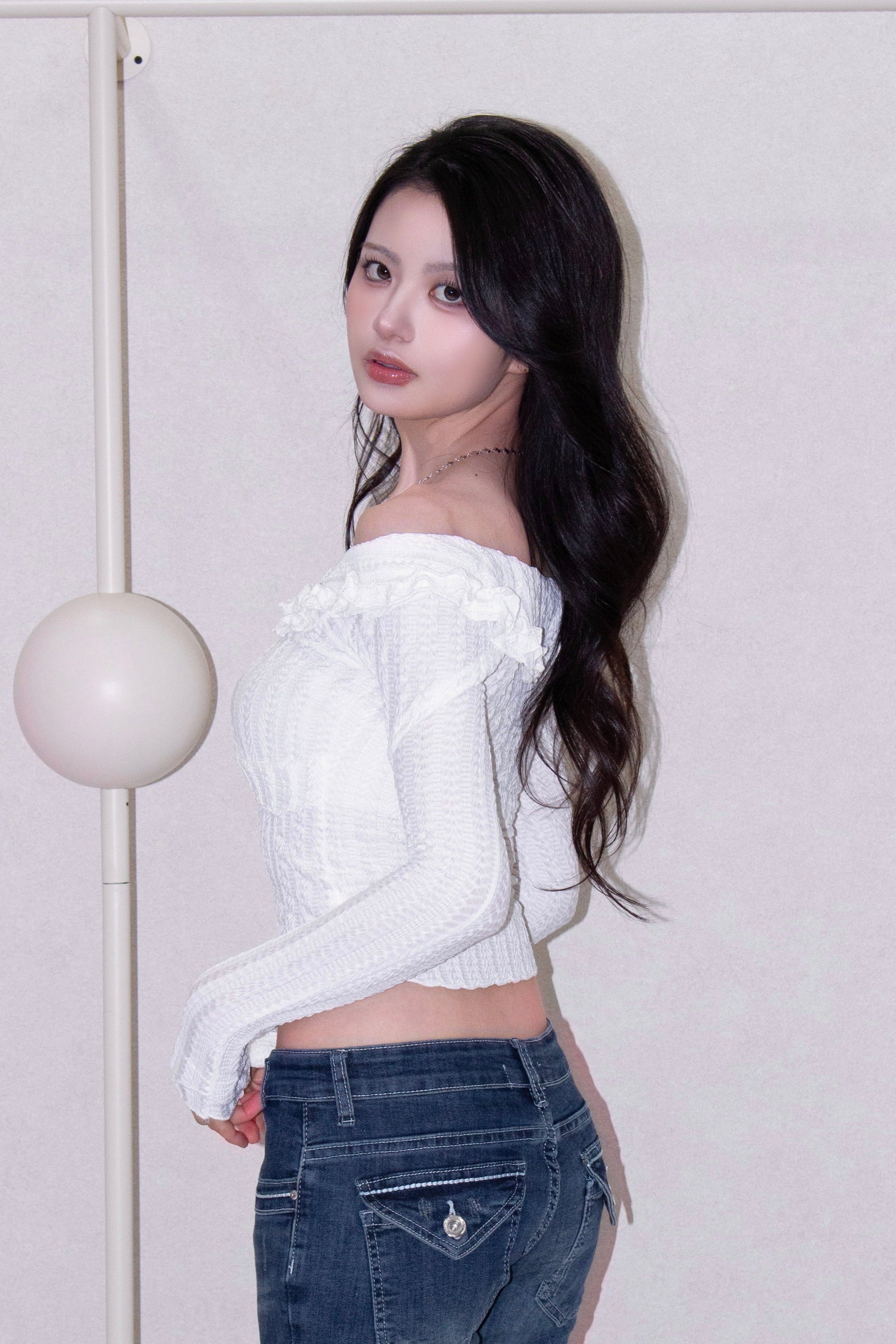 white shirring tops.