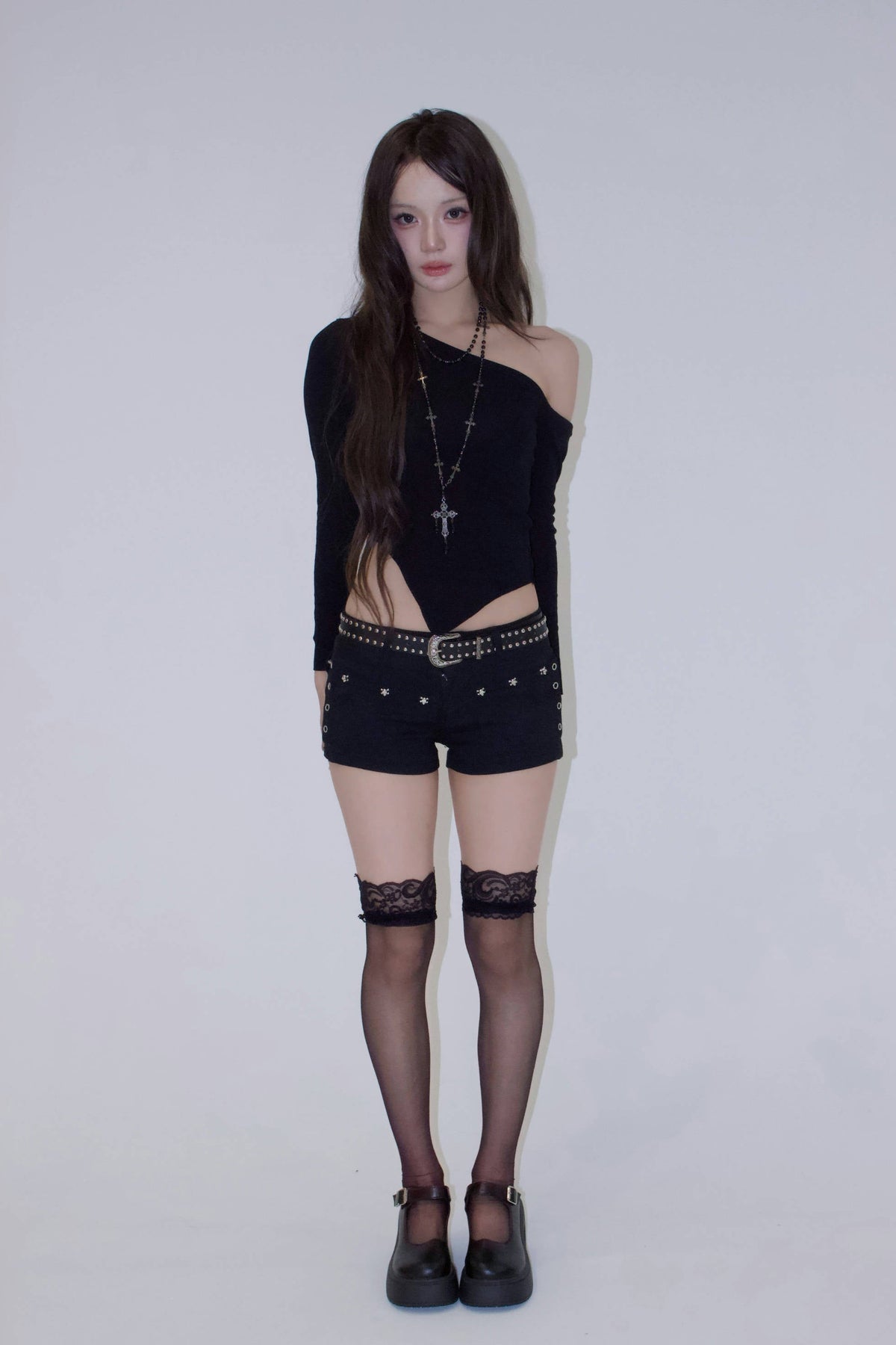 Icon stud pants.