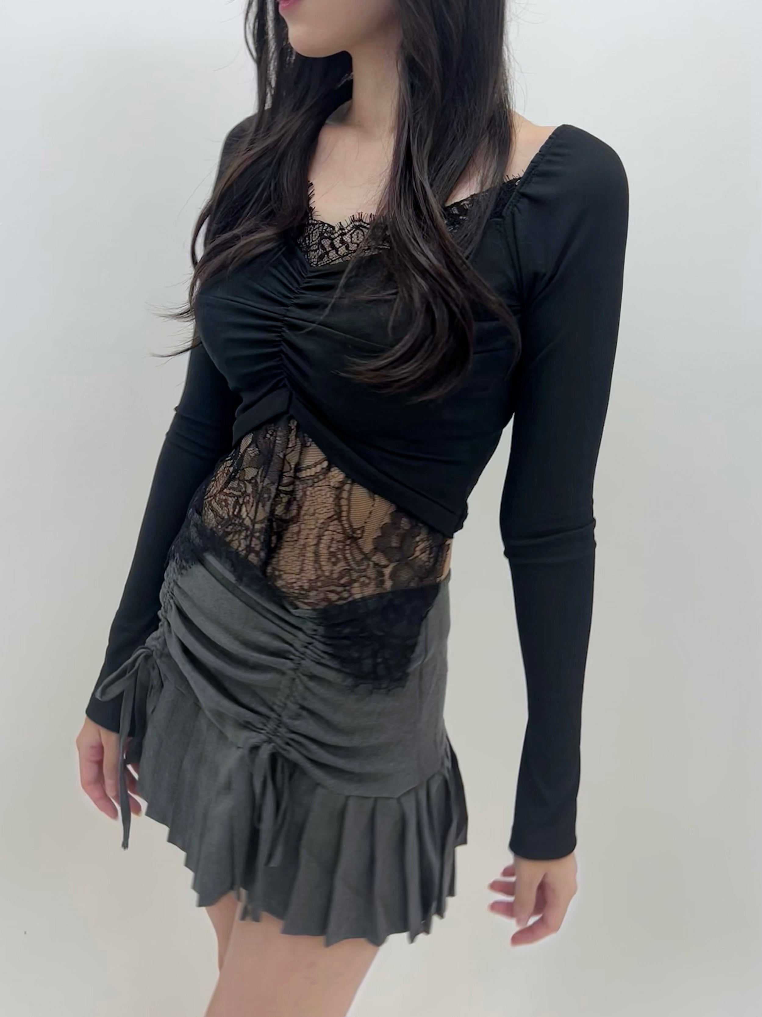 black lace tops.