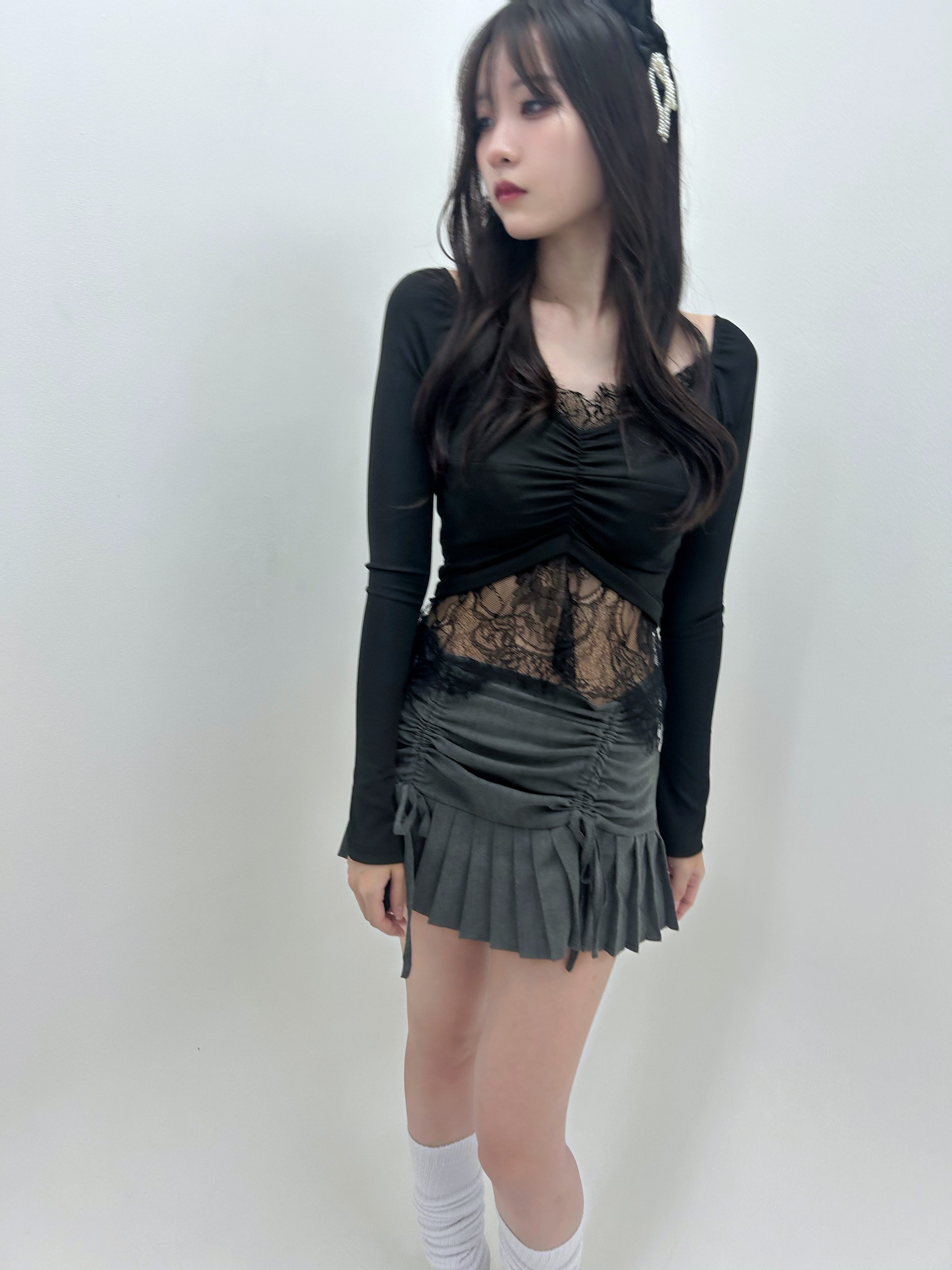 black lace tops.