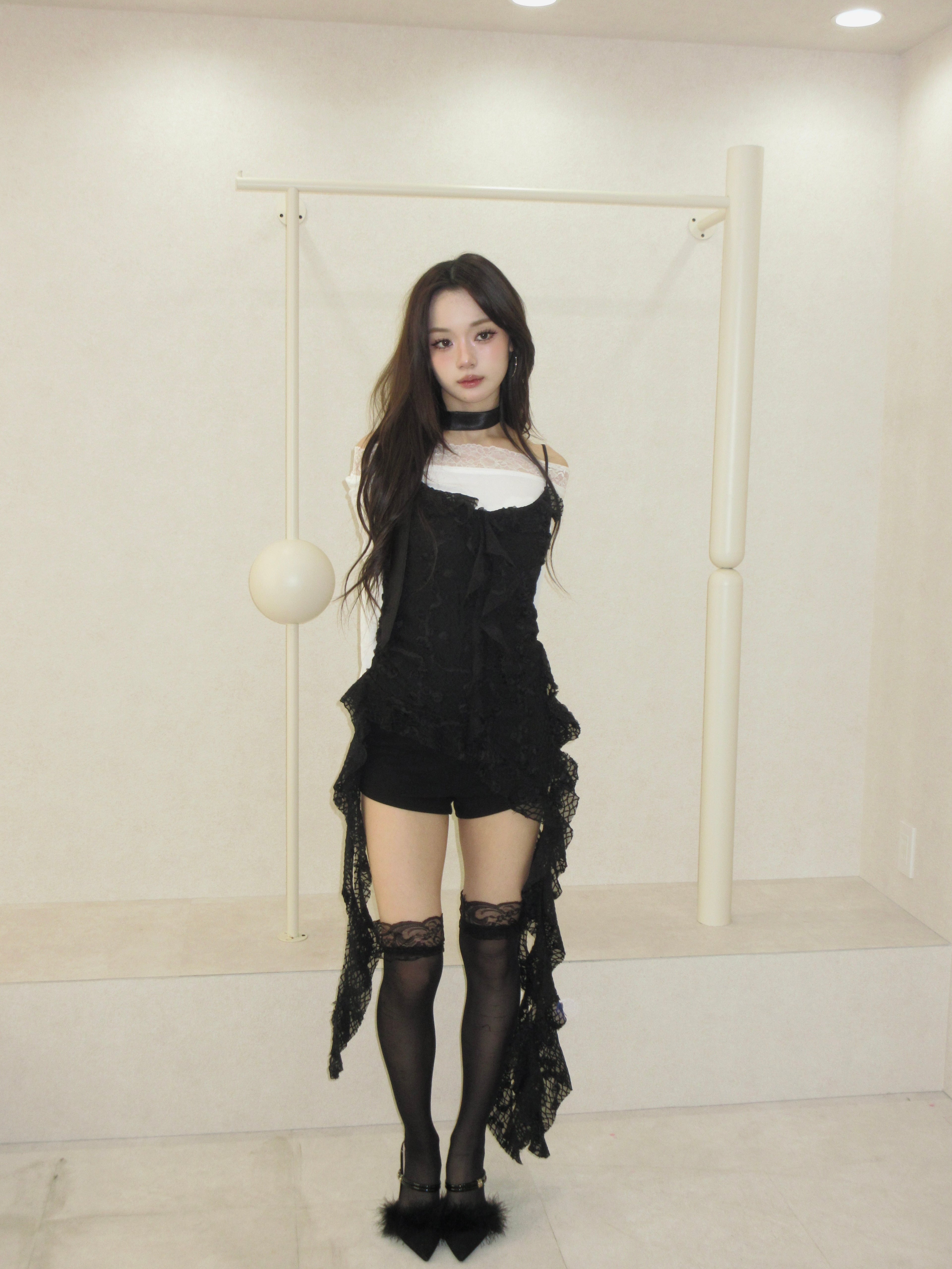 petit rose drape tops.