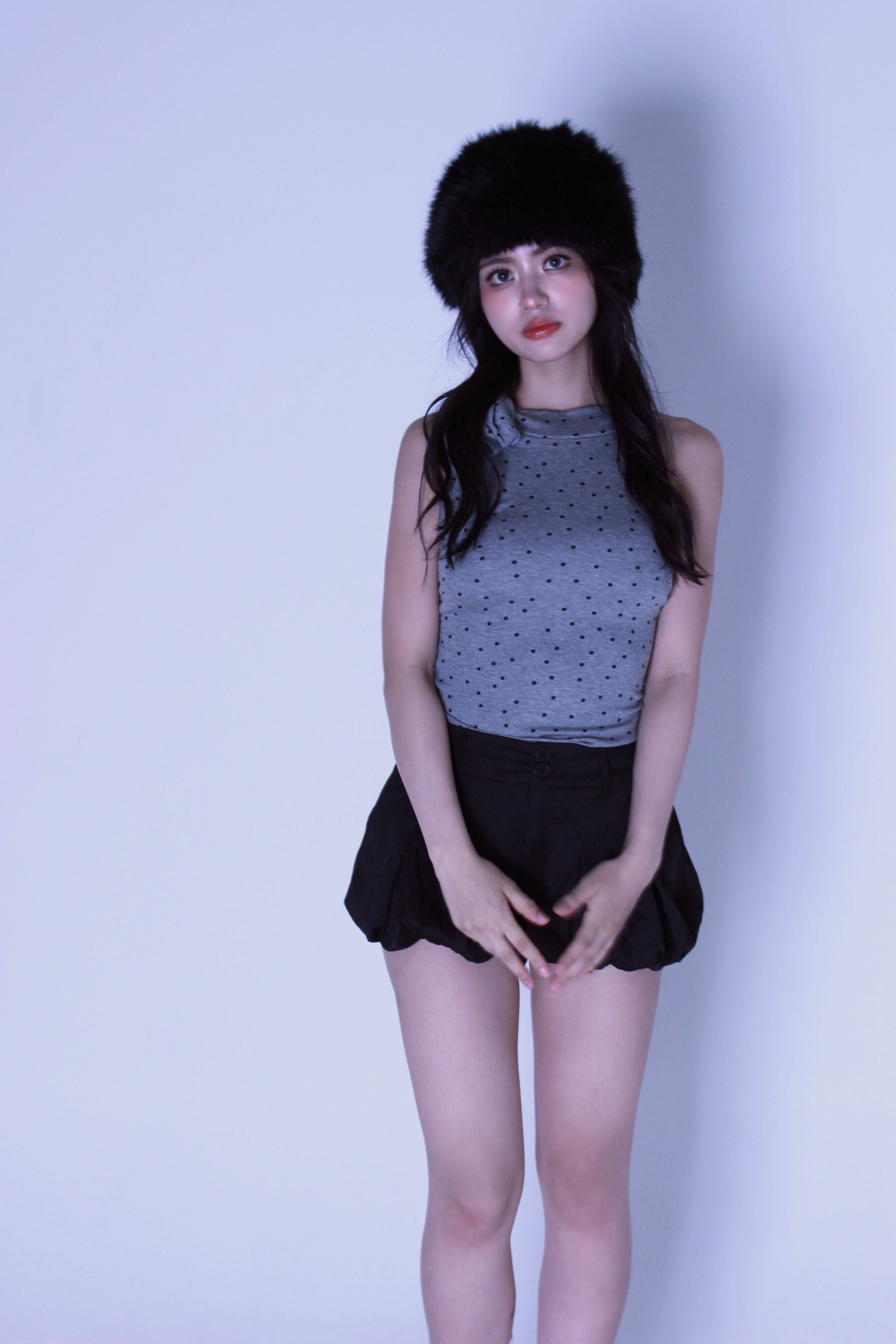 ribbon dot tops.