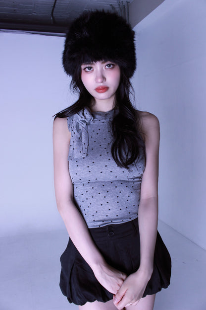 ribbon dot tops.