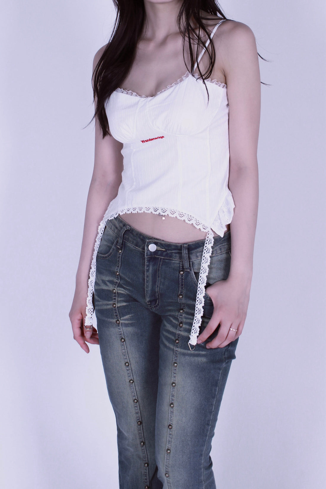 silk line camisole.