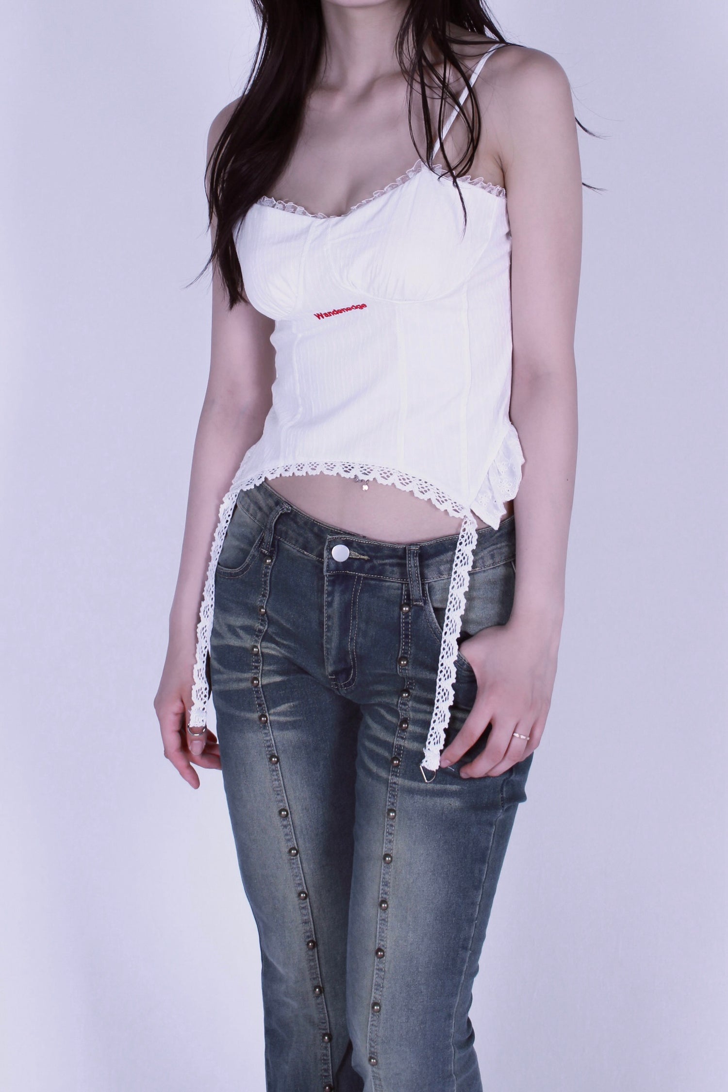 silk line camisole.