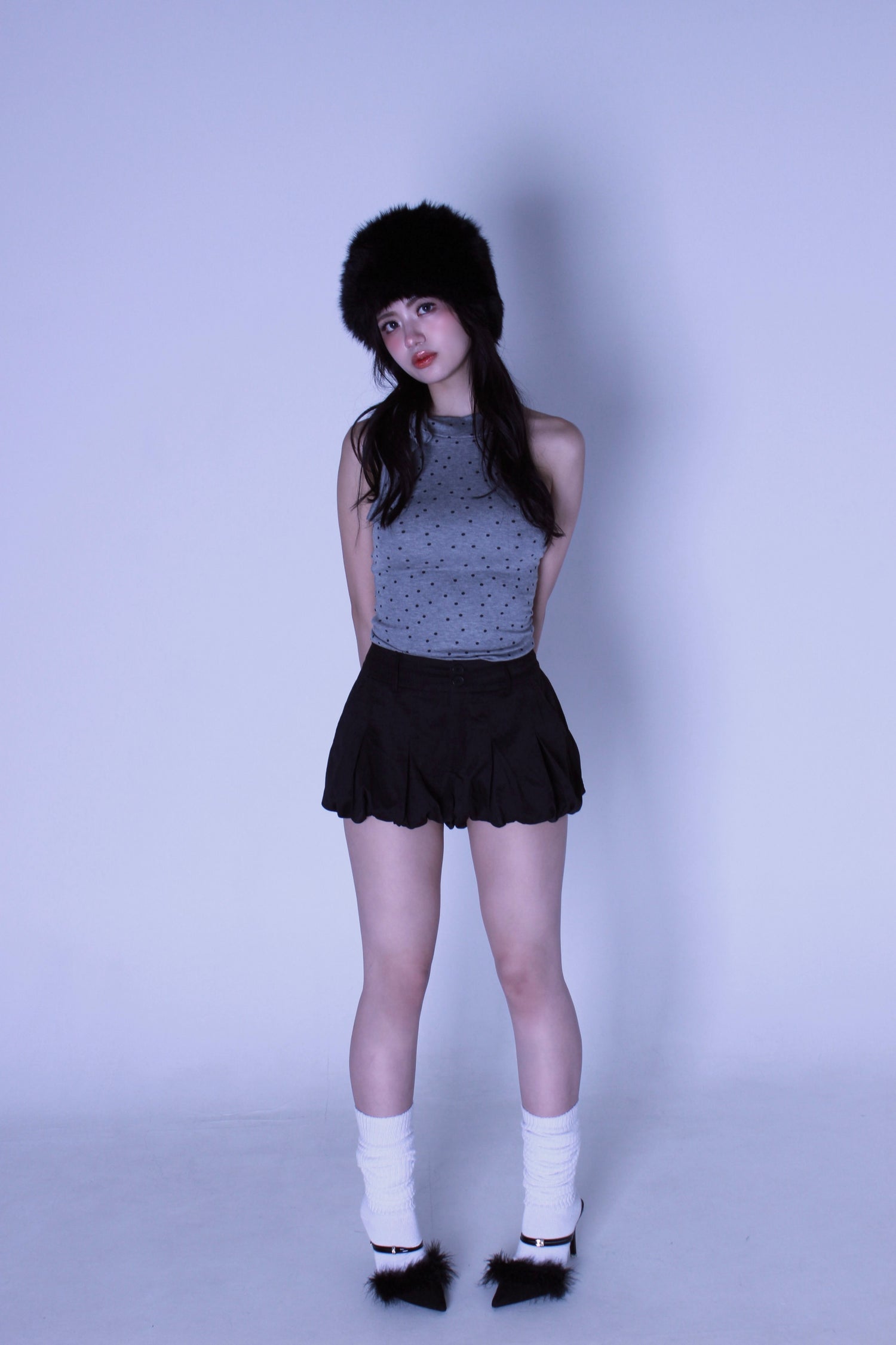 ribbon dot tops.
