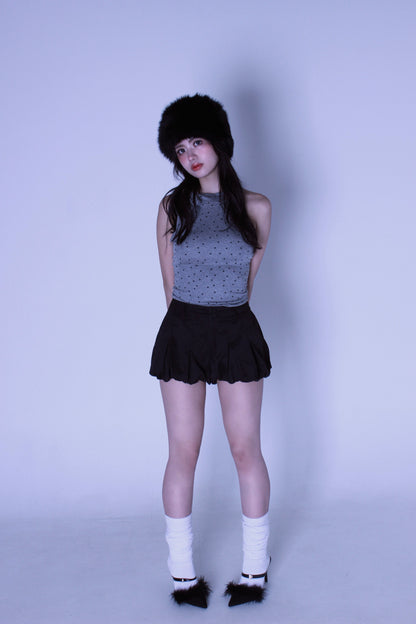 ribbon dot tops.