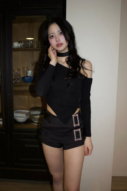 bijou buckle bottoms.