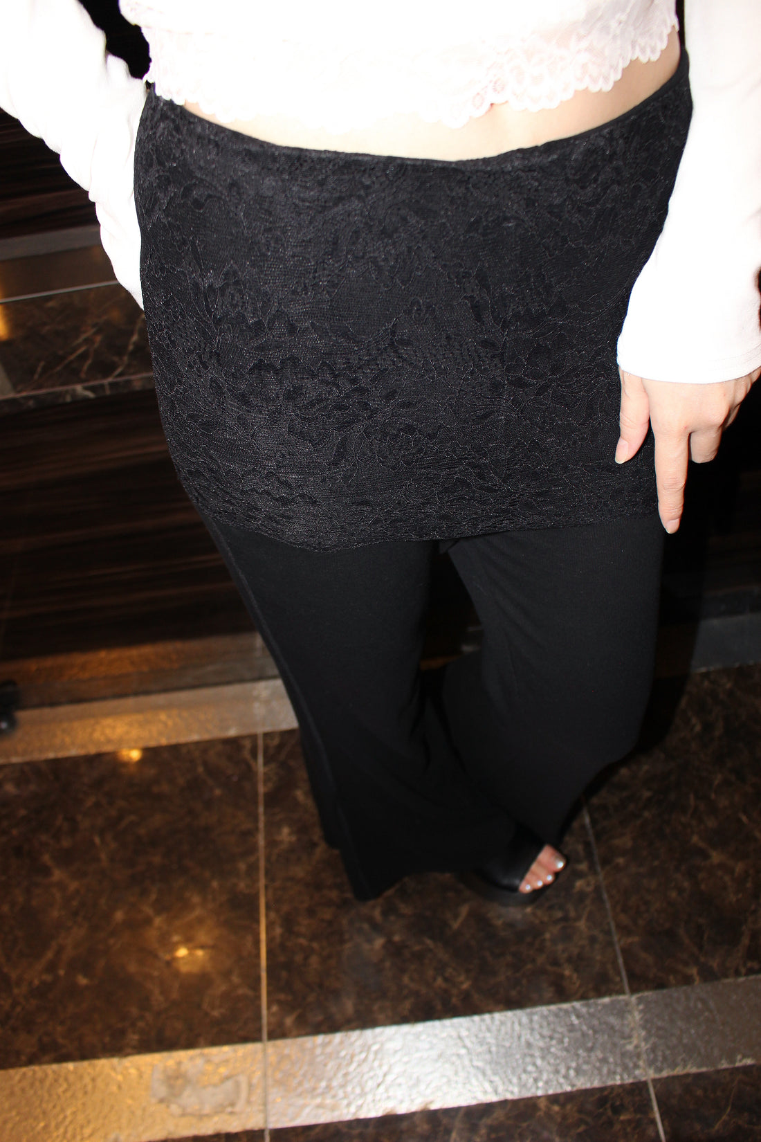 lace lay pants.