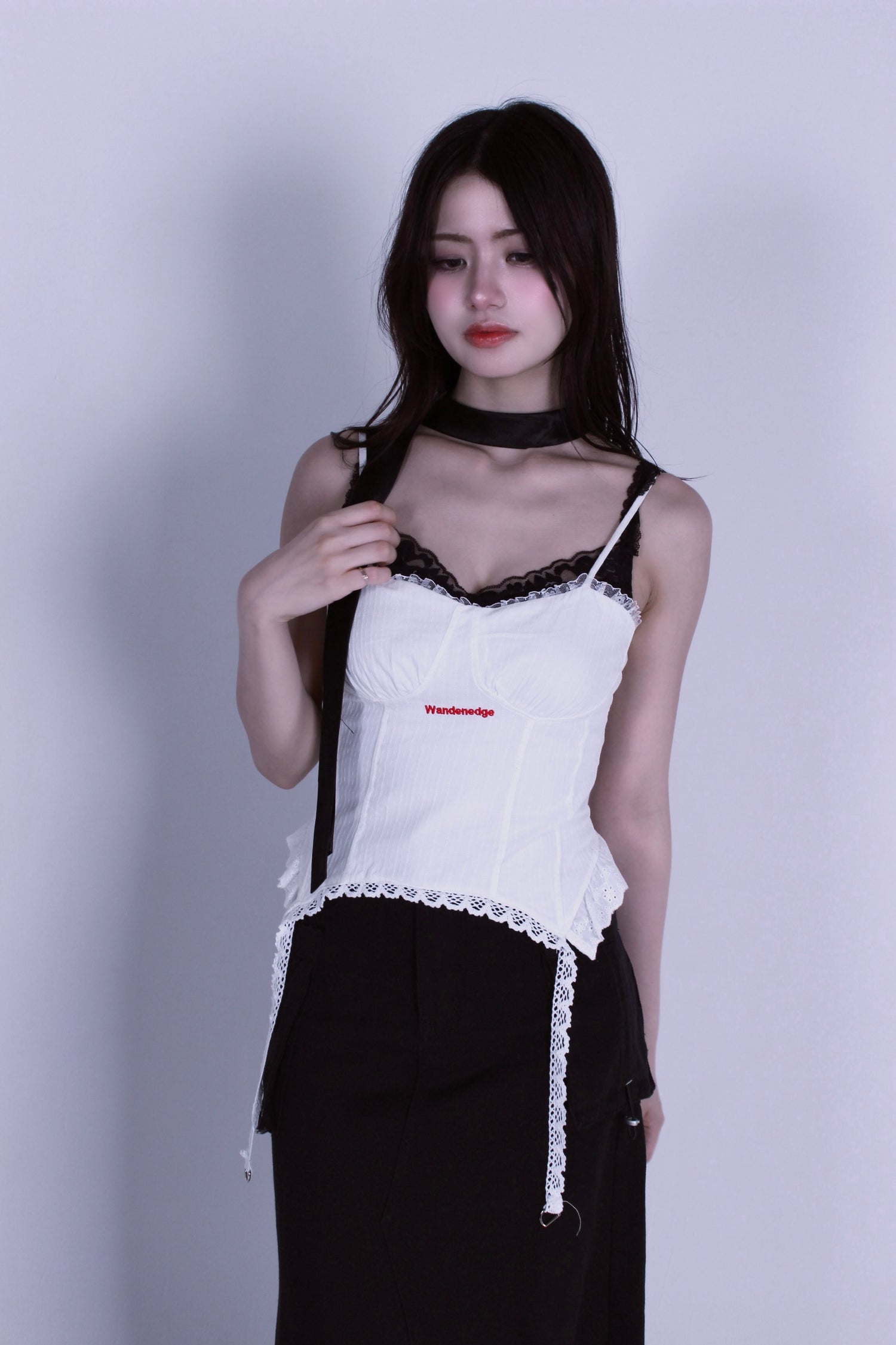 silk line camisole.