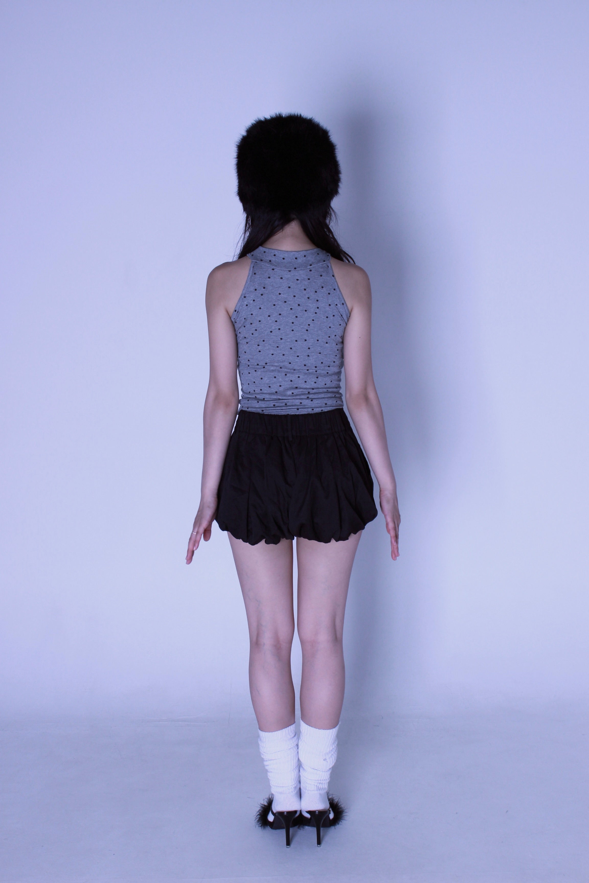 ribbon dot tops.