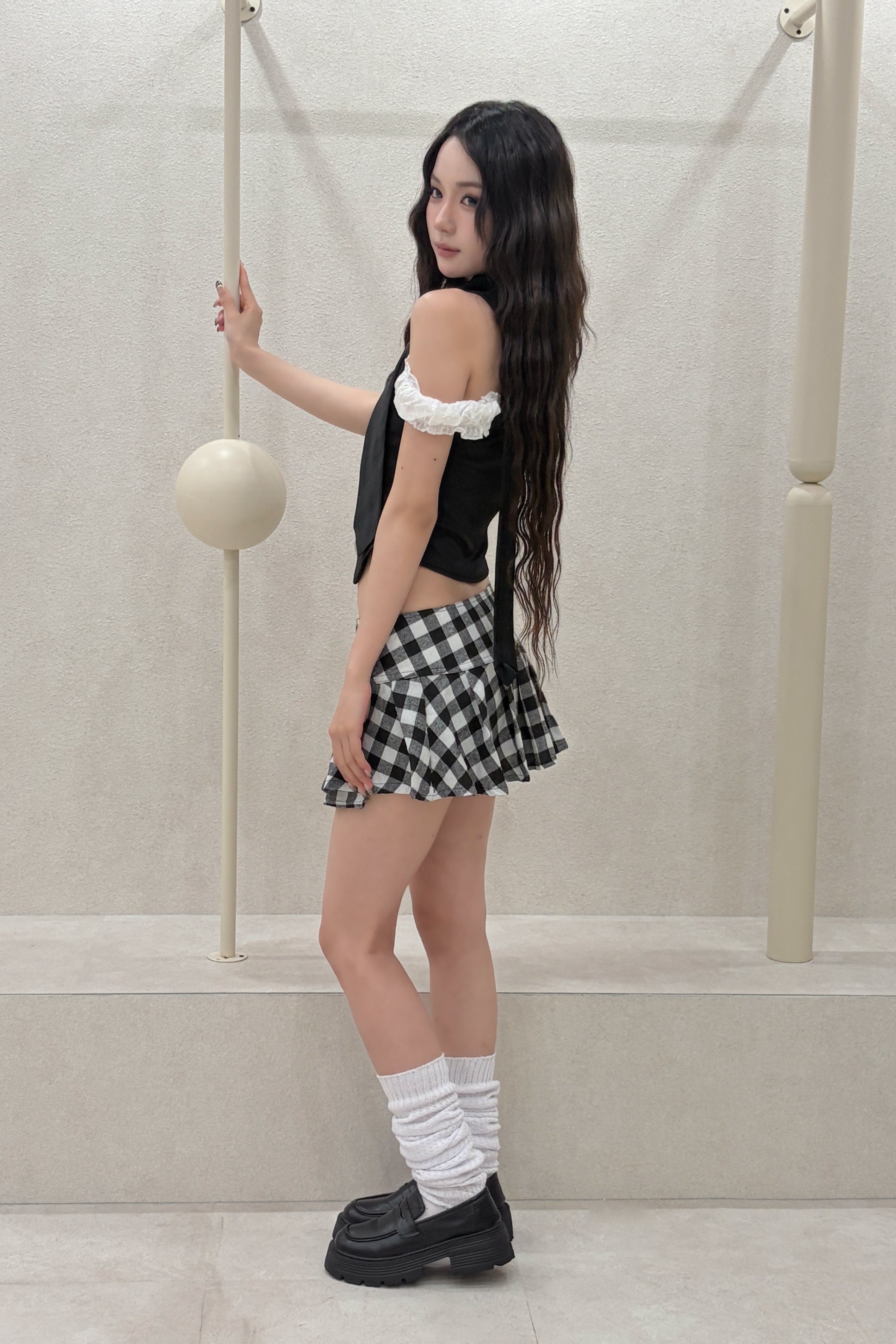 vichy doll skirt.